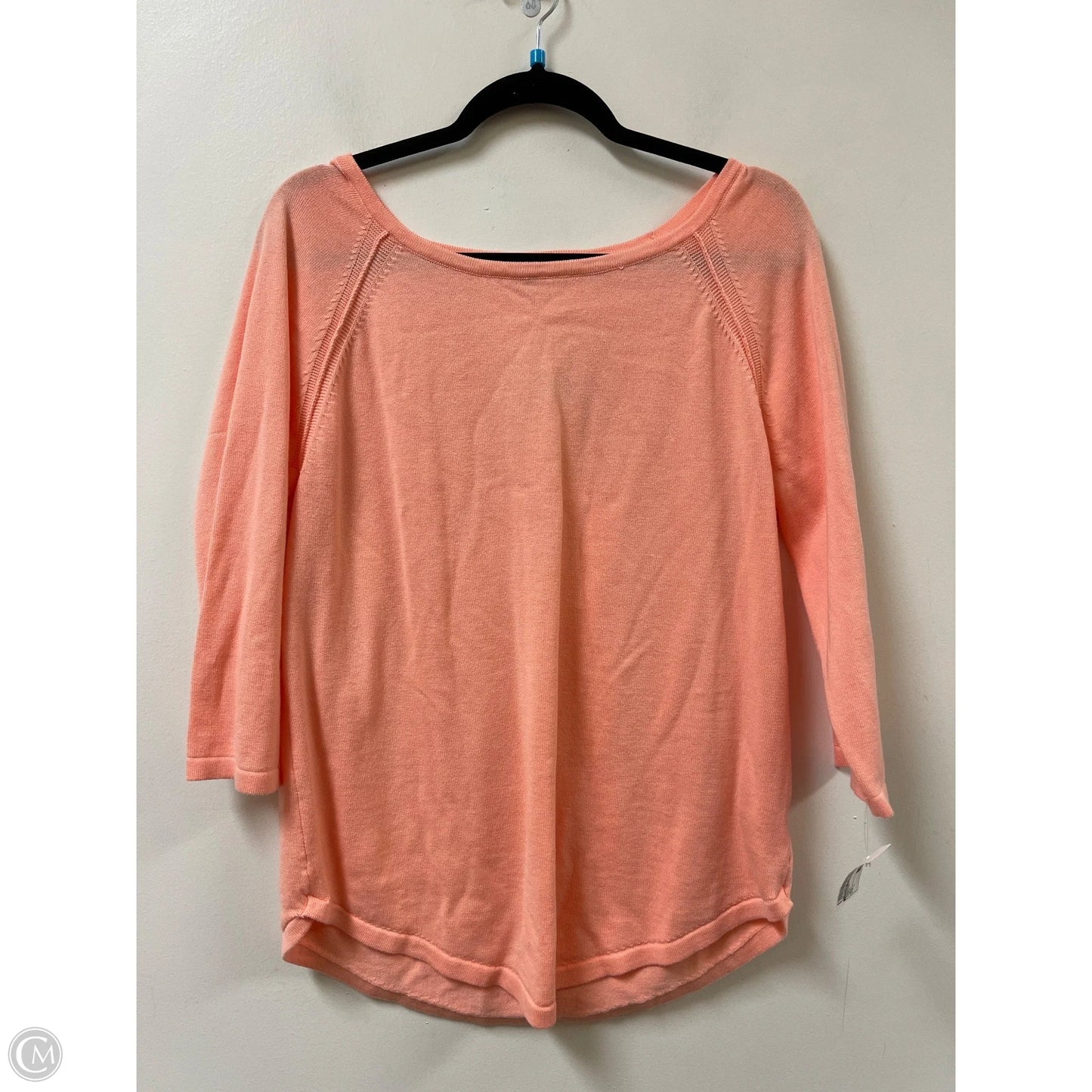 Sweater By Jeanne Pierre In Coral, Size: L