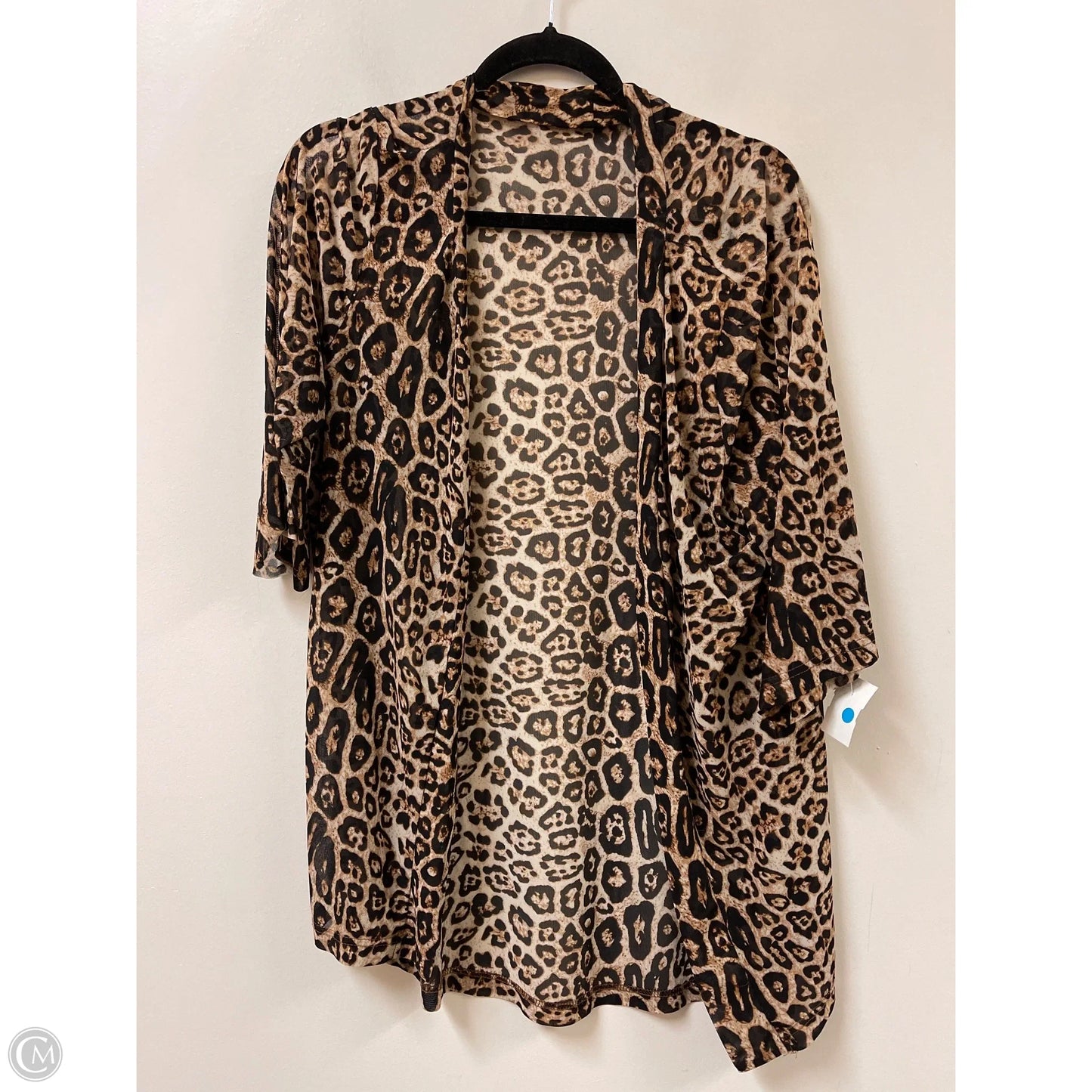 Kimono By Crazy Train In Animal Print, Size: Osfm