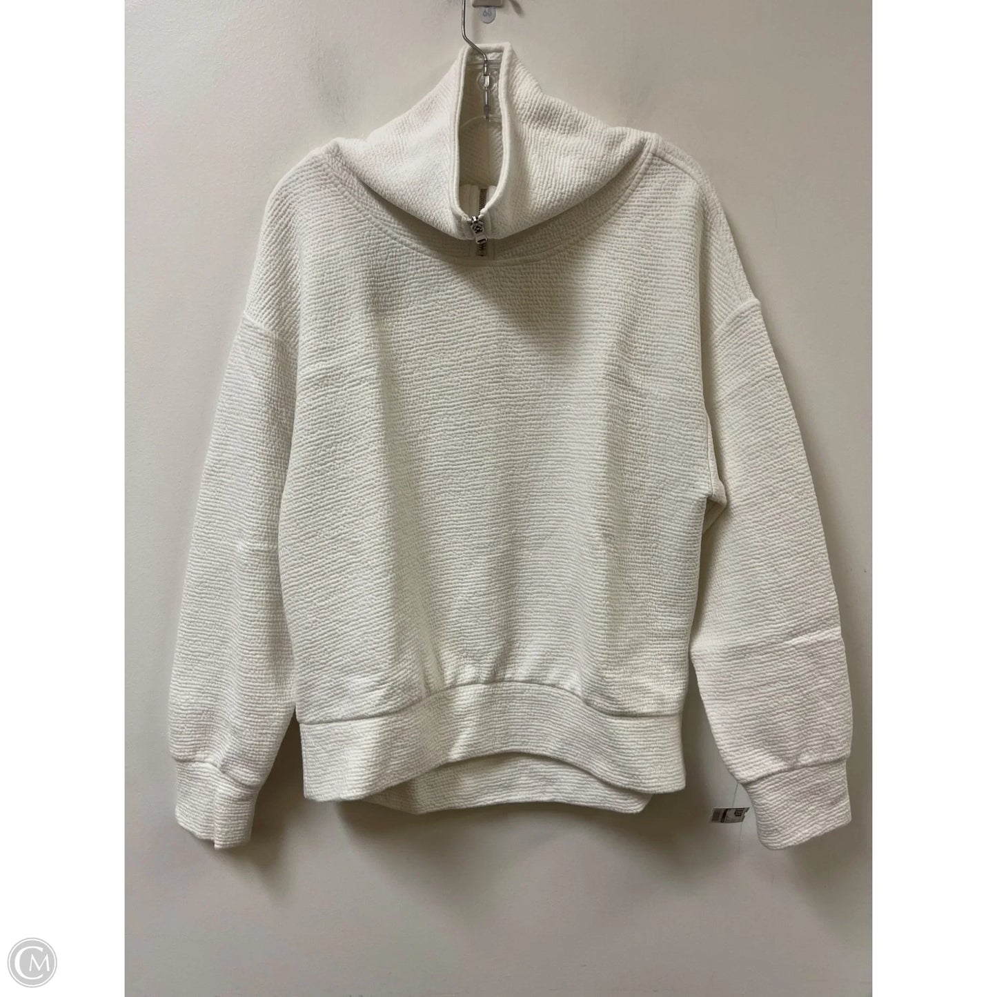 Athletic Sweatshirt Collar By Calia In White, Size: S