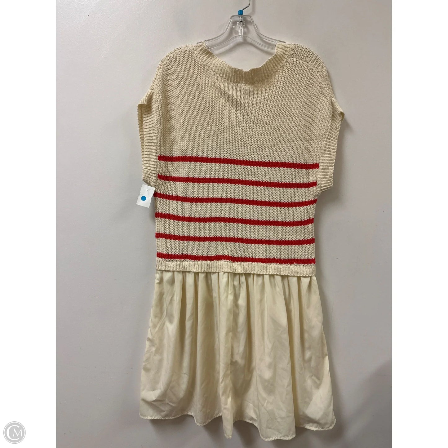 Dress Casual Midi By Entro In Cream, Size: L