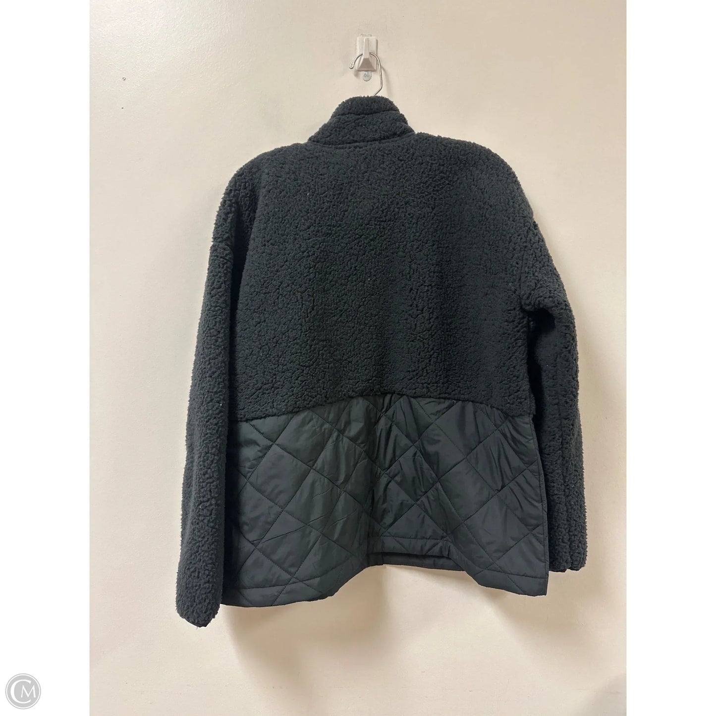 Jacket Faux Fur & Sherpa By J. Jill In Black, Size: M