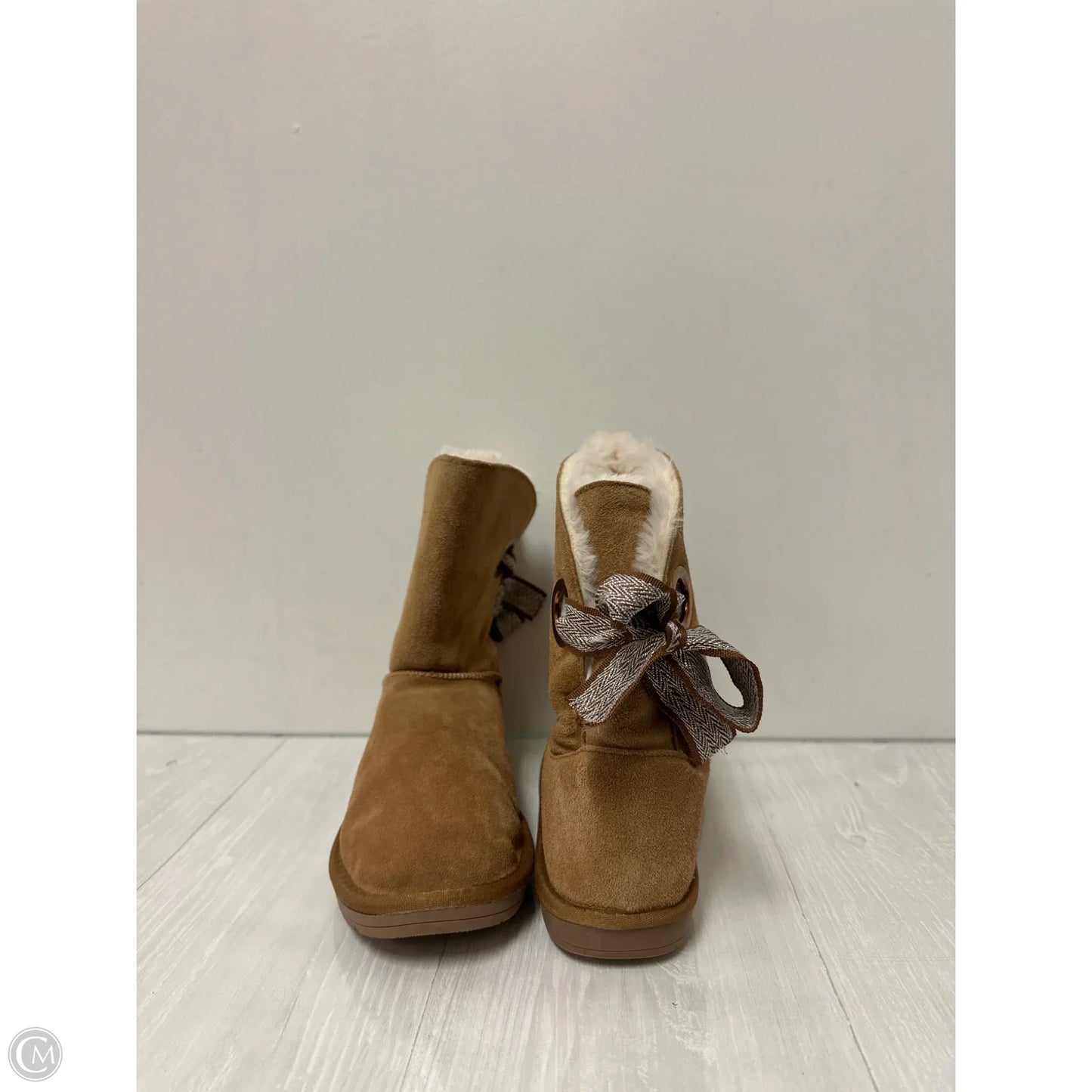 Boots Ankle Flats By Serra In Brown, Size: 8