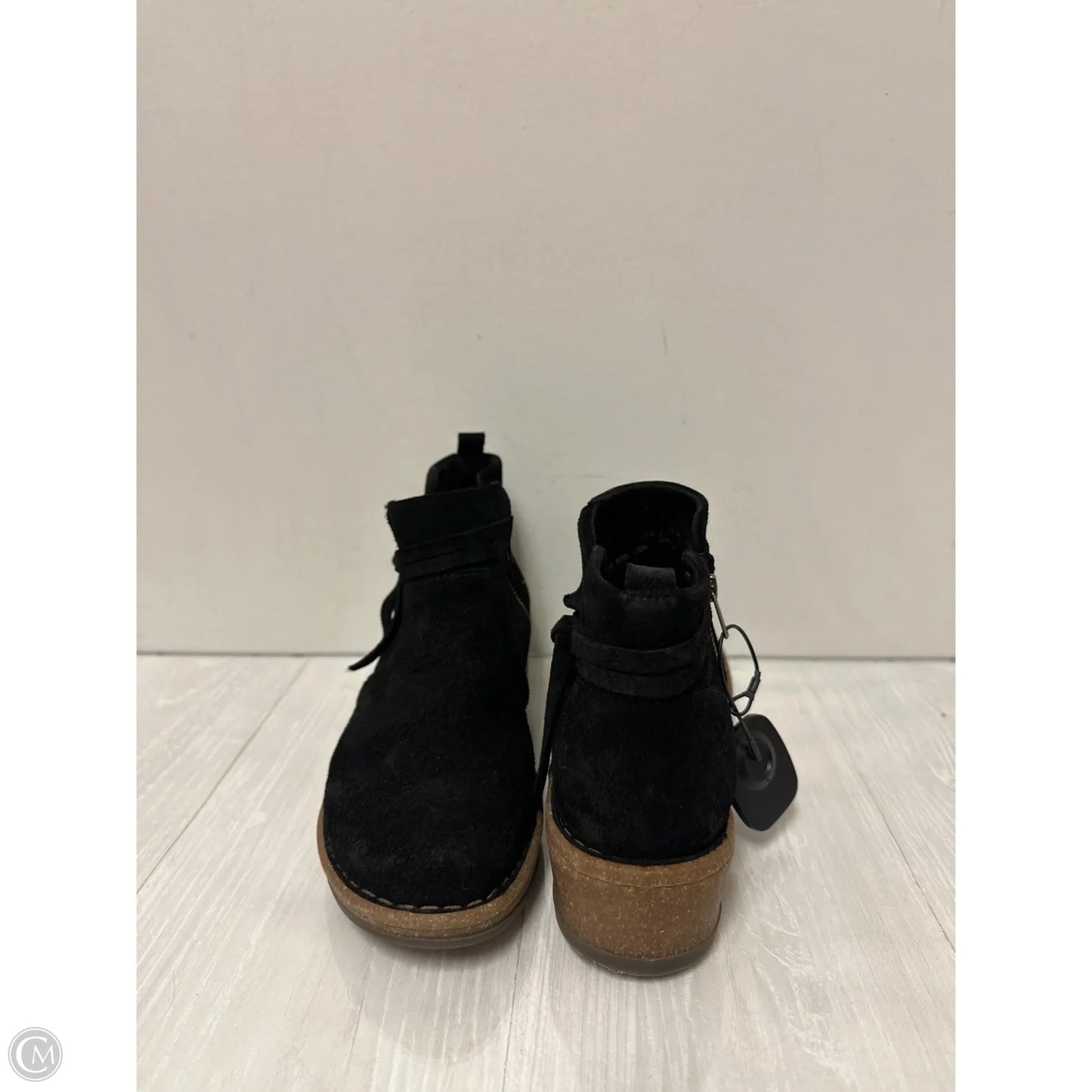 Boots Ankle Flats By Born In Black, Size: 10