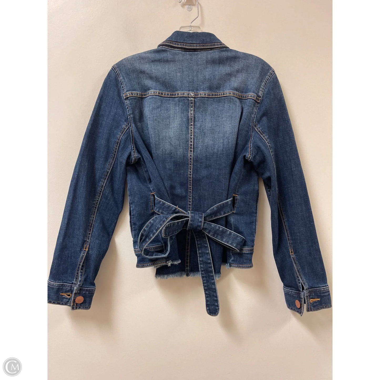 Jacket Denim By Cabi In Blue Denim, Size: M