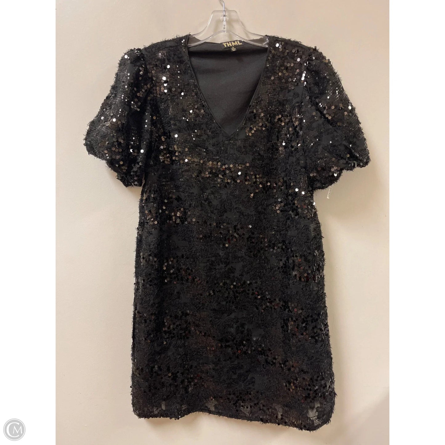 Dress Party Midi By Thml In Black, Size: Xl