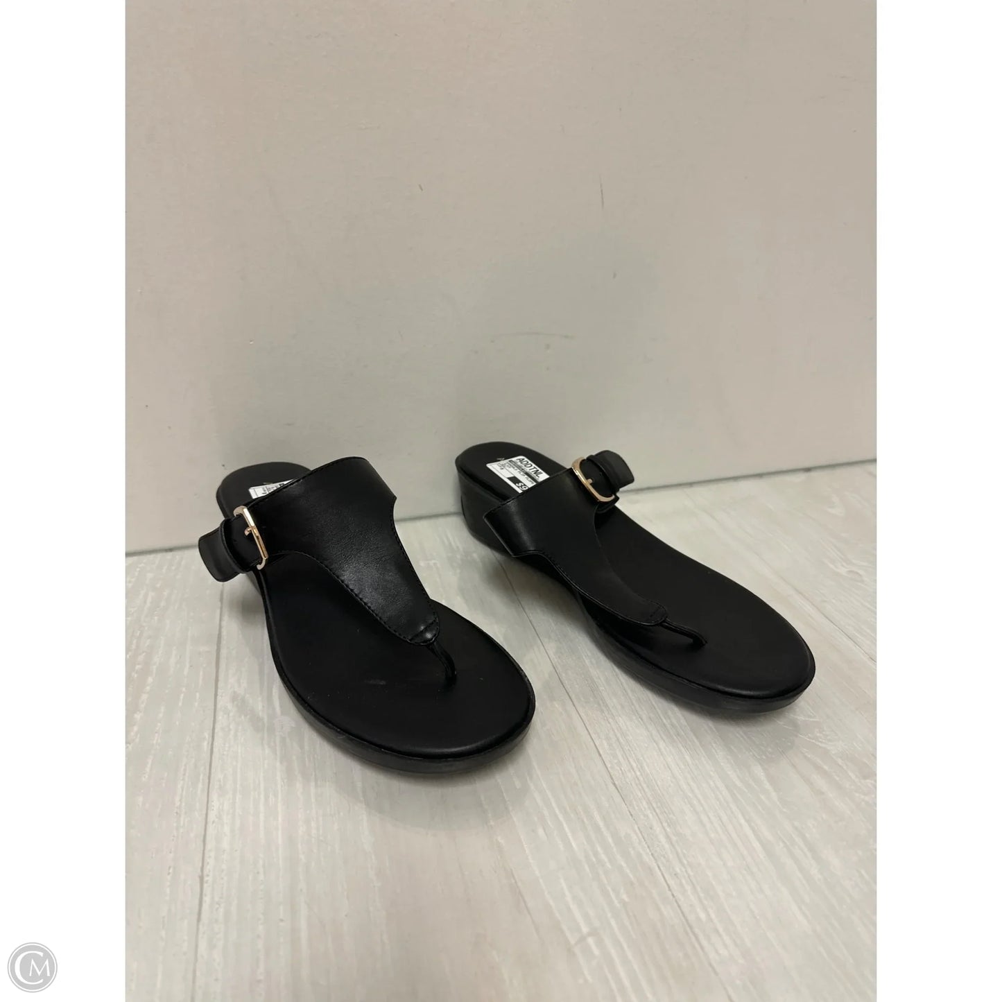 Sandals Flip Flops By Aerosoles In Black, Size: 9