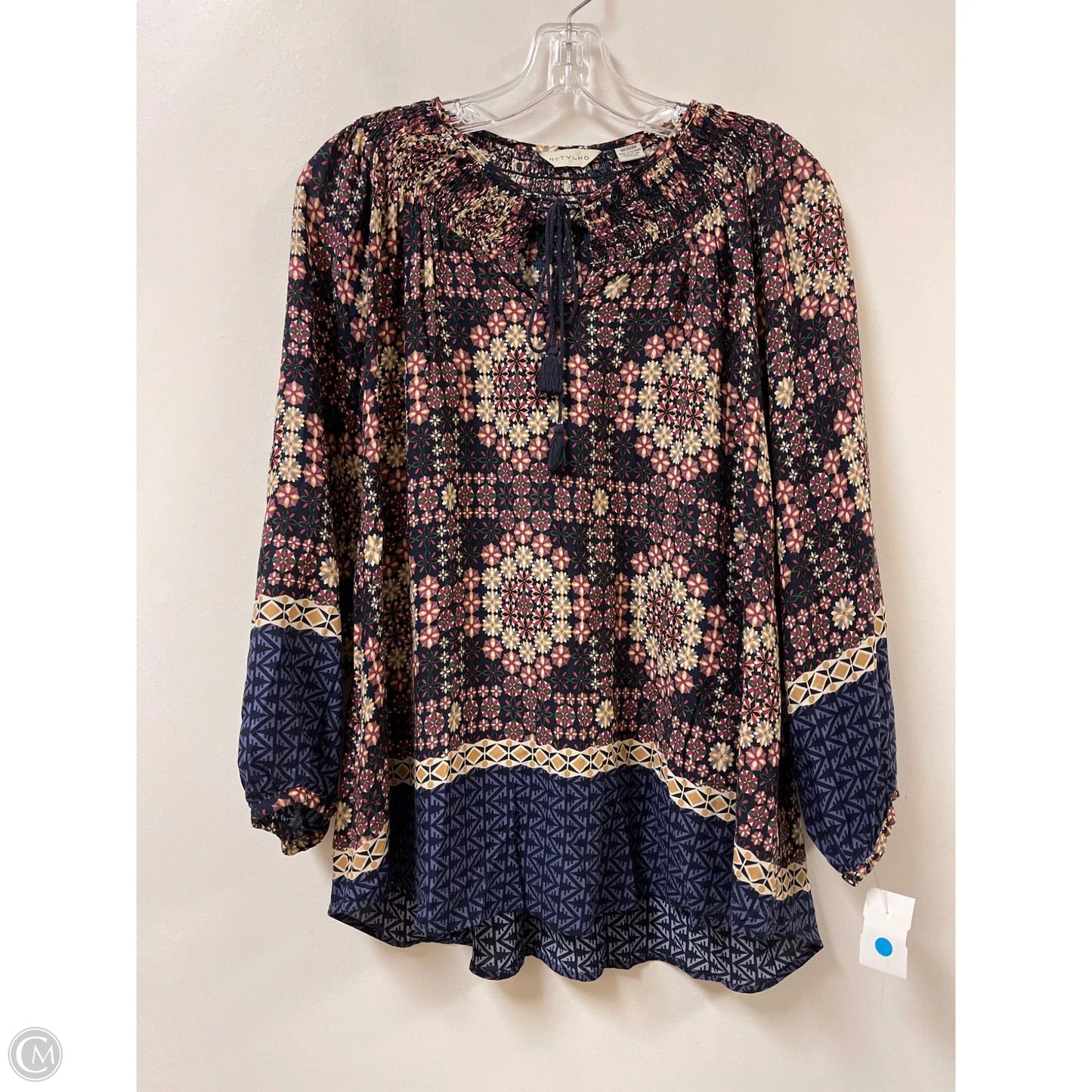 Top Long Sleeve By Clothes Mentor In Floral Print, Size: M