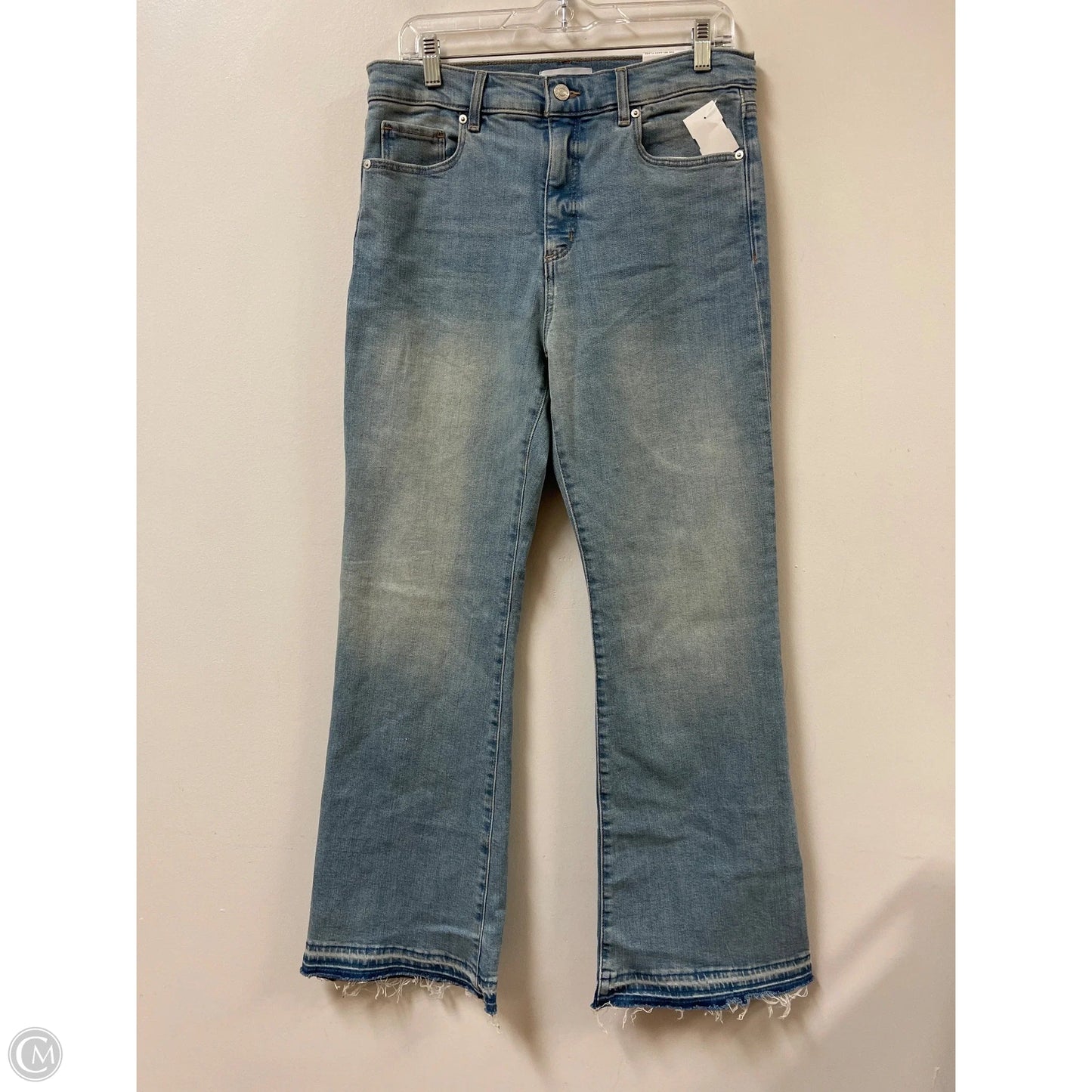 Jeans Straight By Loft In Blue Denim, Size: 8