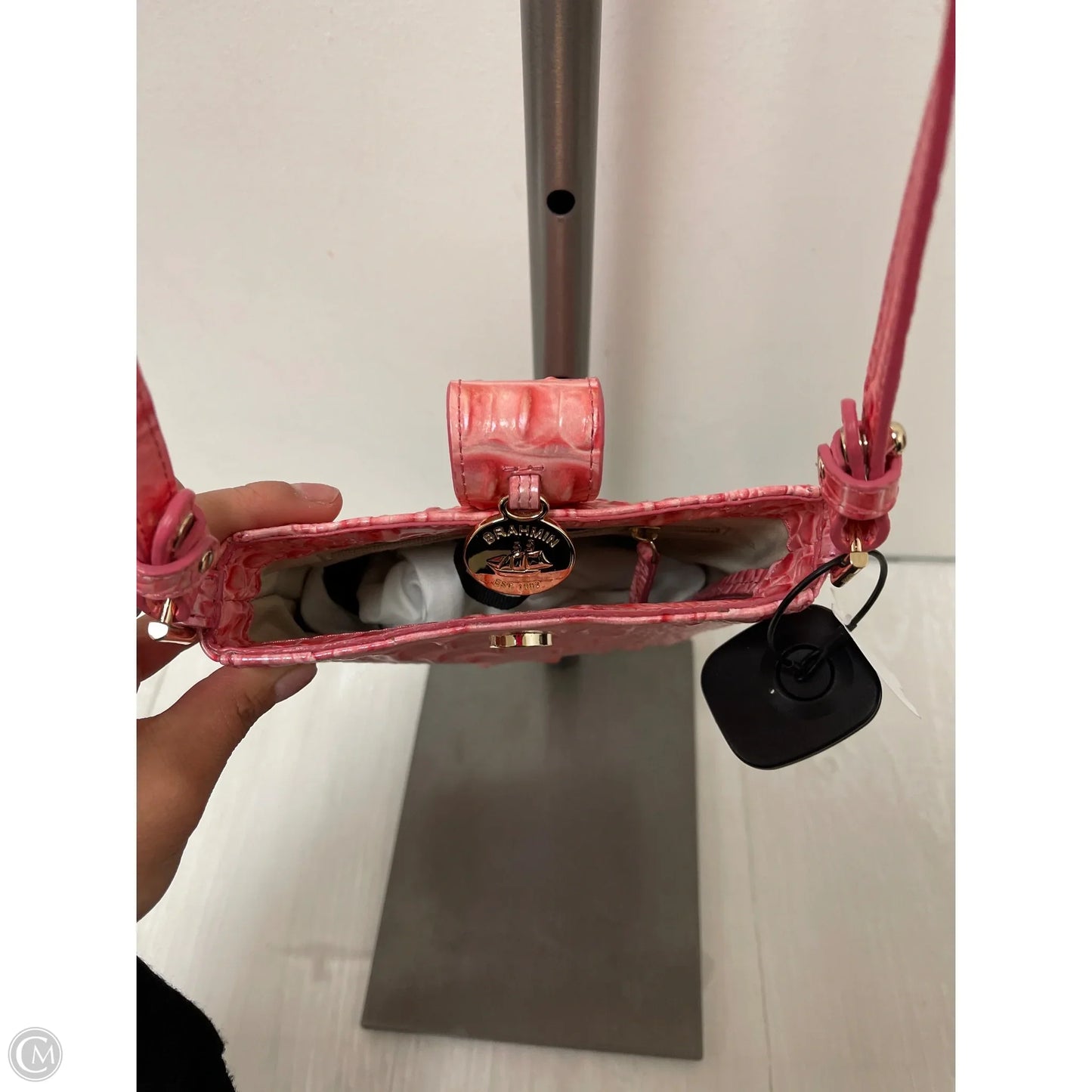 Handbag Designer By Brahmin, Size: Small