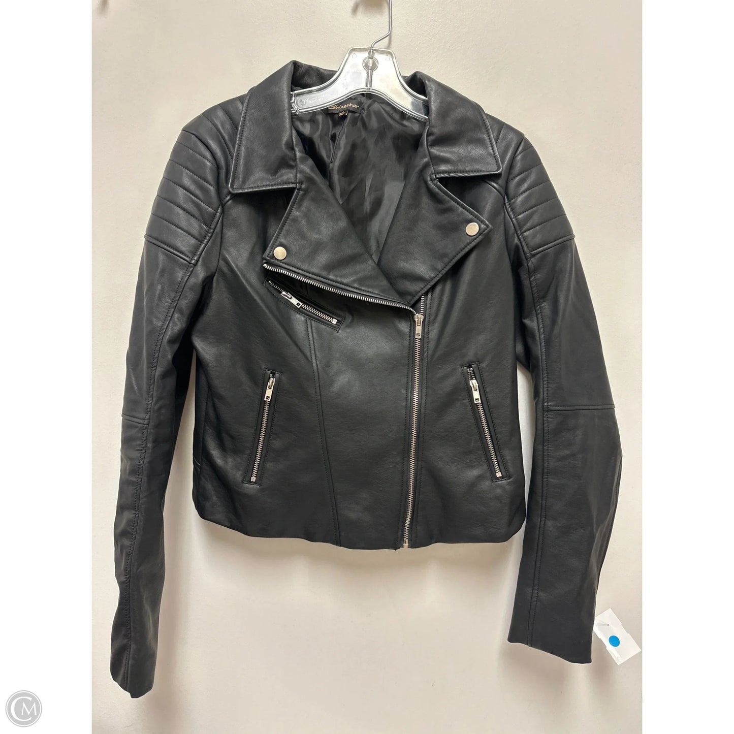 Jacket Moto By Shinestar In Black, Size: L