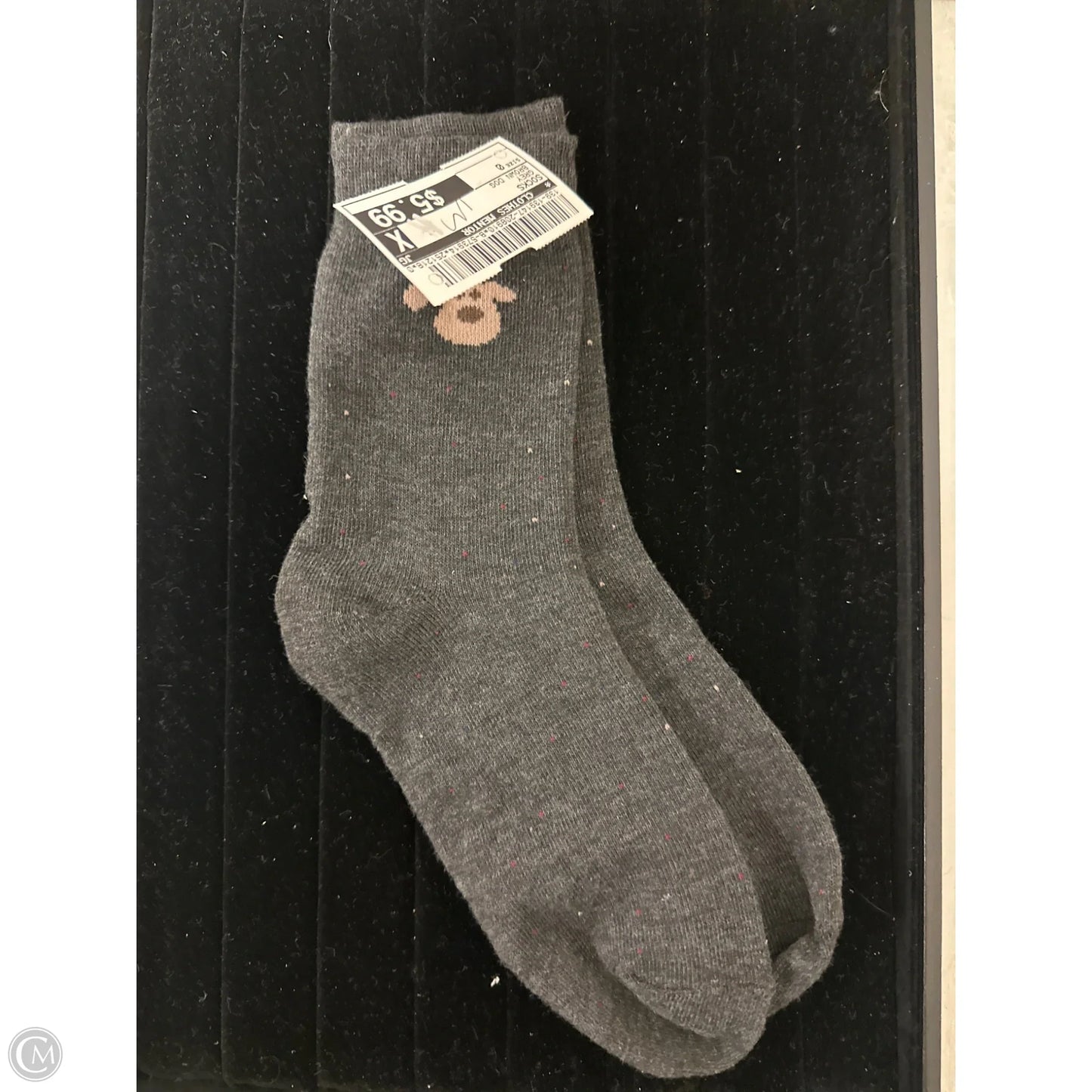 Socks By Clothes Mentor In Grey, Size: 0