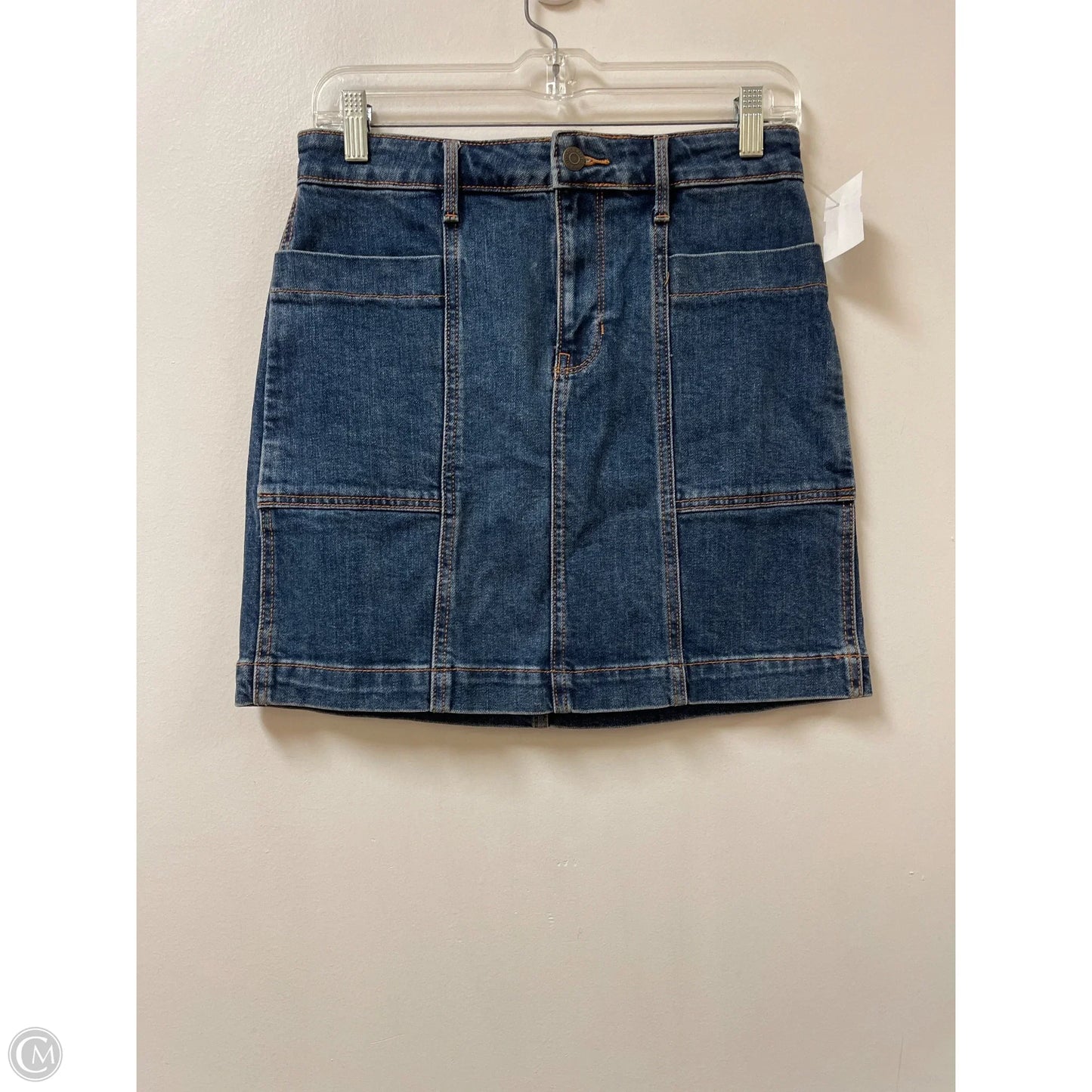 Skirt Mini & Short By Old Navy In Blue Denim, Size: 2
