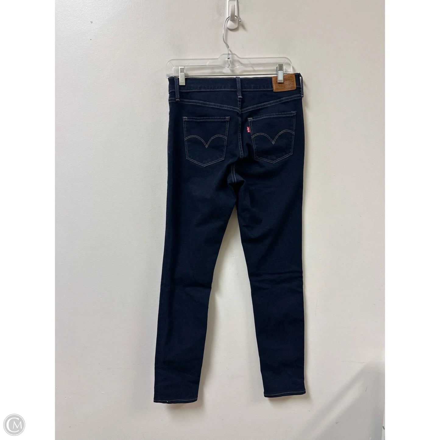 Jeans Skinny By Levis In Blue Denim, Size: 6