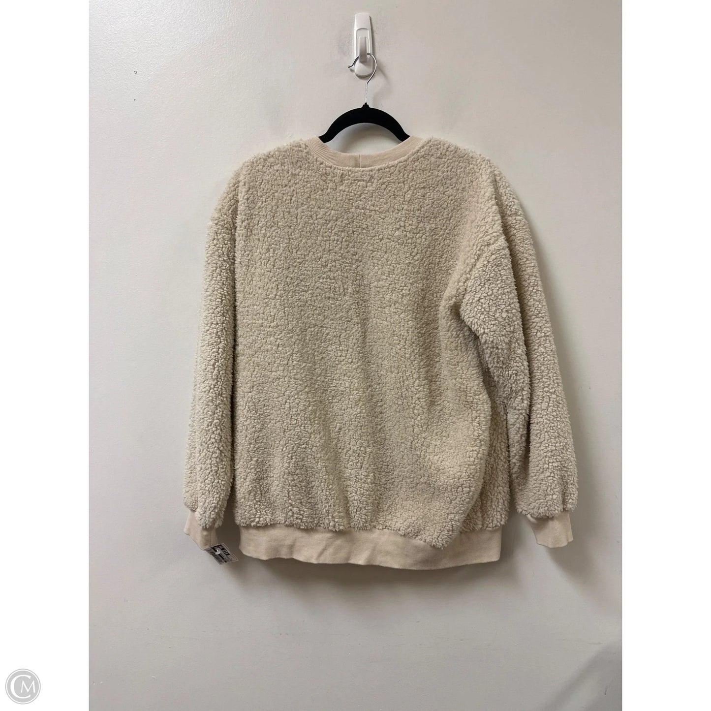 Sweater Cardigan By Cmb In Cream, Size: L