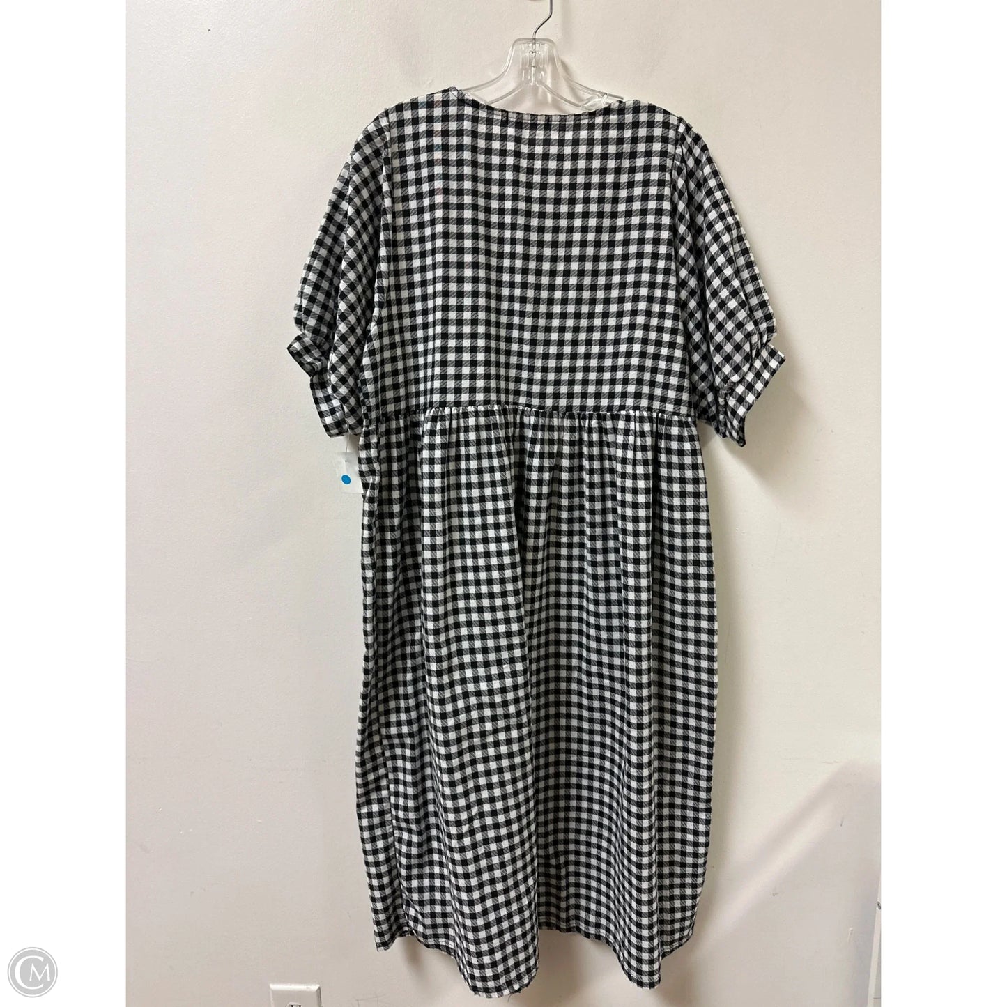 Dress Casual Maxi By Clothes Mentor In Black & White, Size: 2x