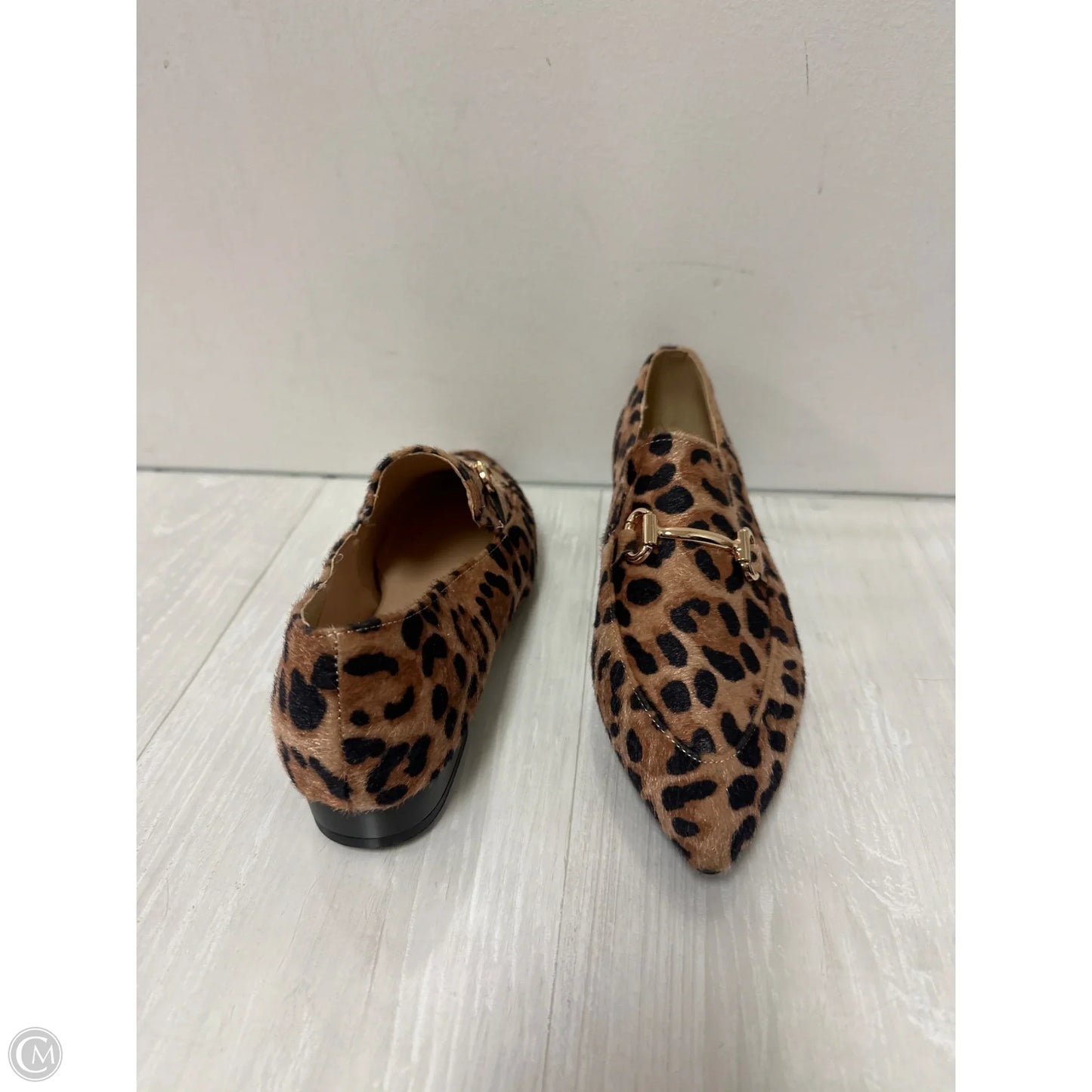 Shoes Flats By Clothes Mentor In Animal Print, Size: 6.5