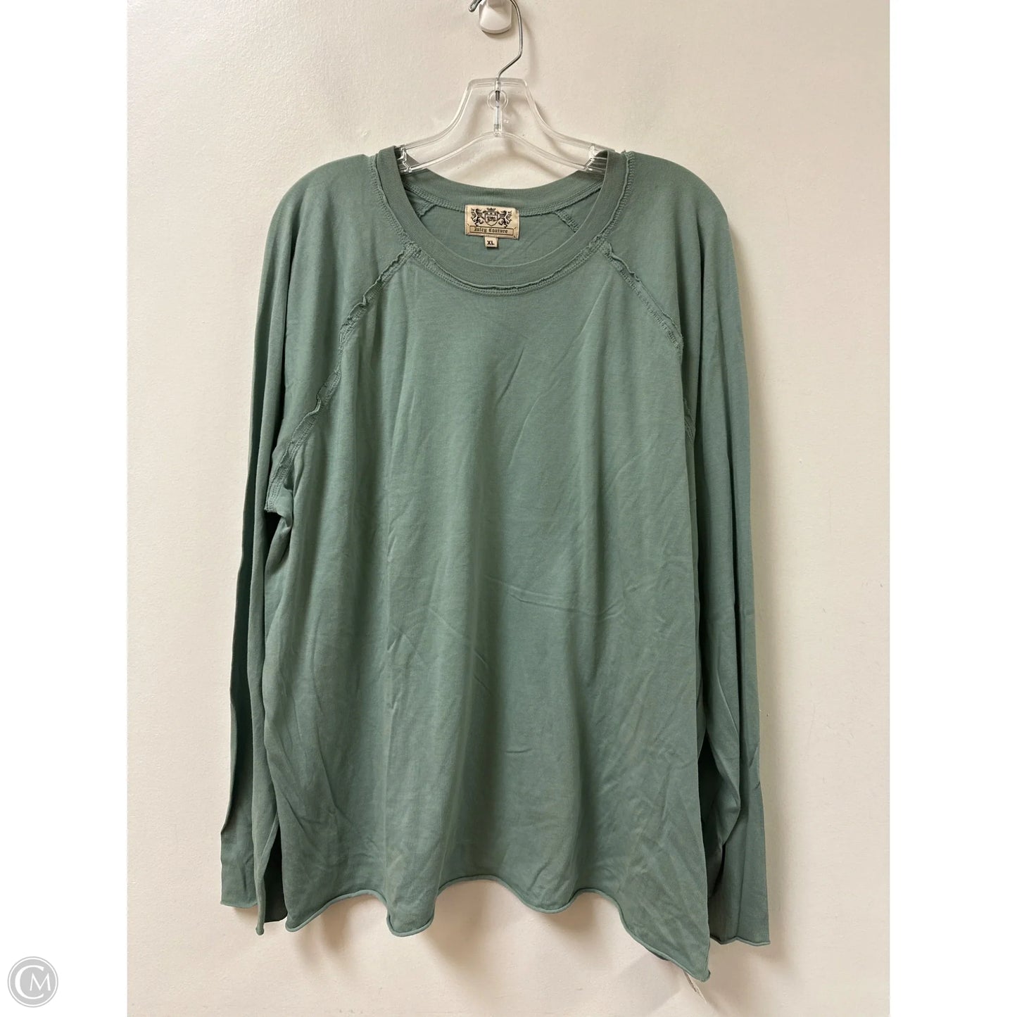 Top Long Sleeve By Juicy Couture In Green, Size: Xl
