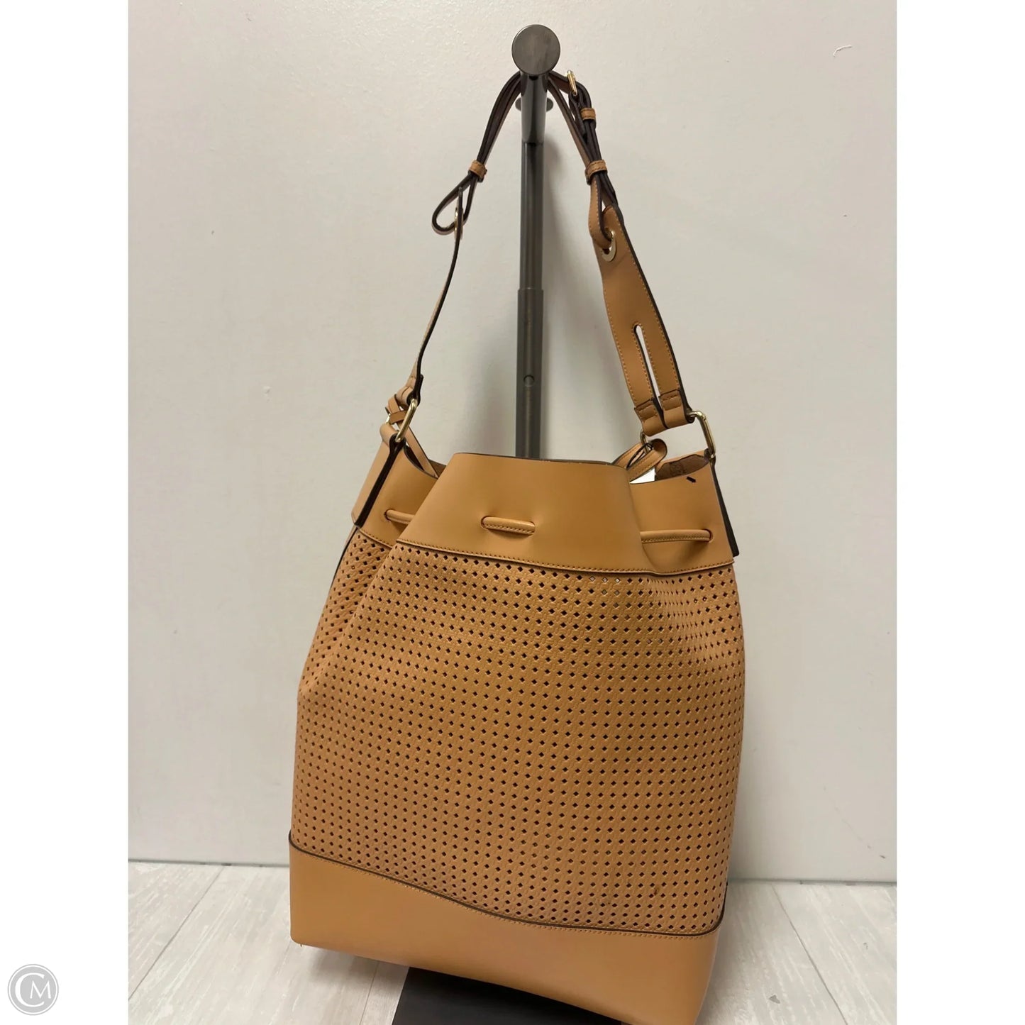 Handbag Leather By Vince Camuto, Size: Large