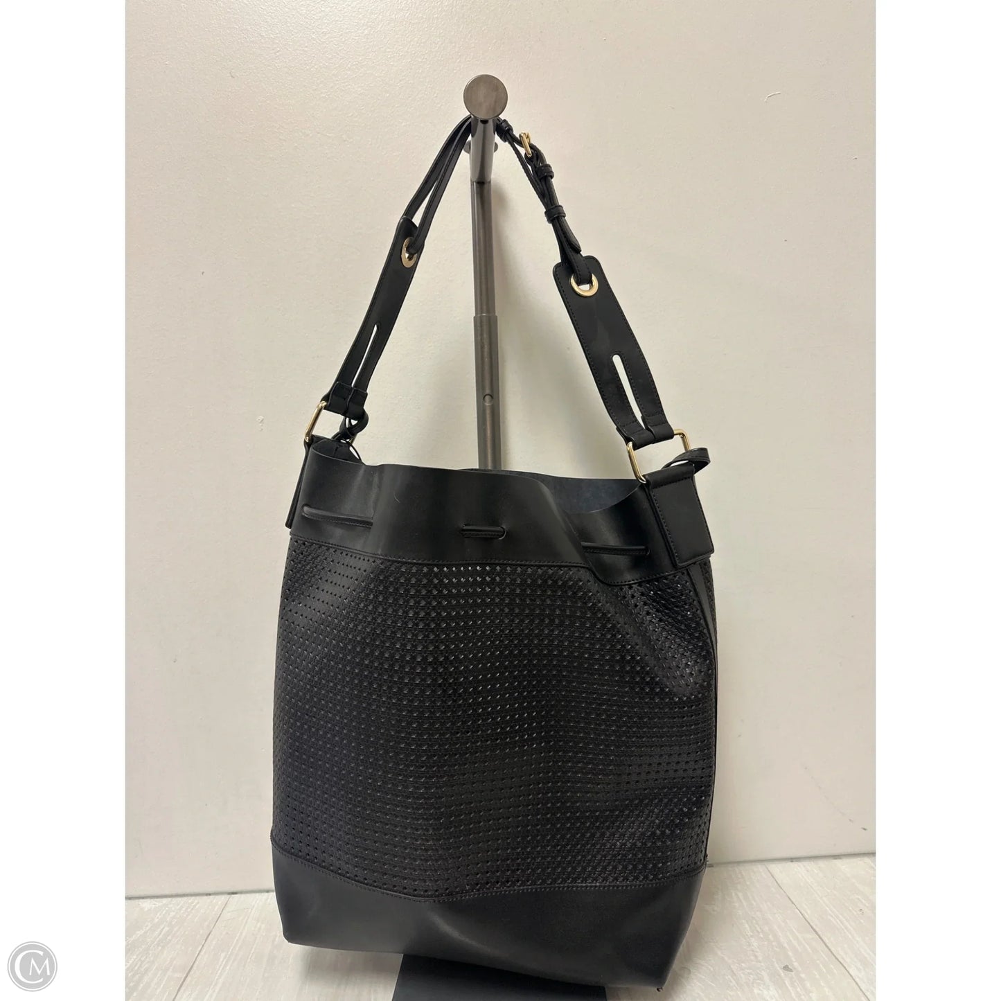 Handbag Leather By Vince Camuto, Size: Large