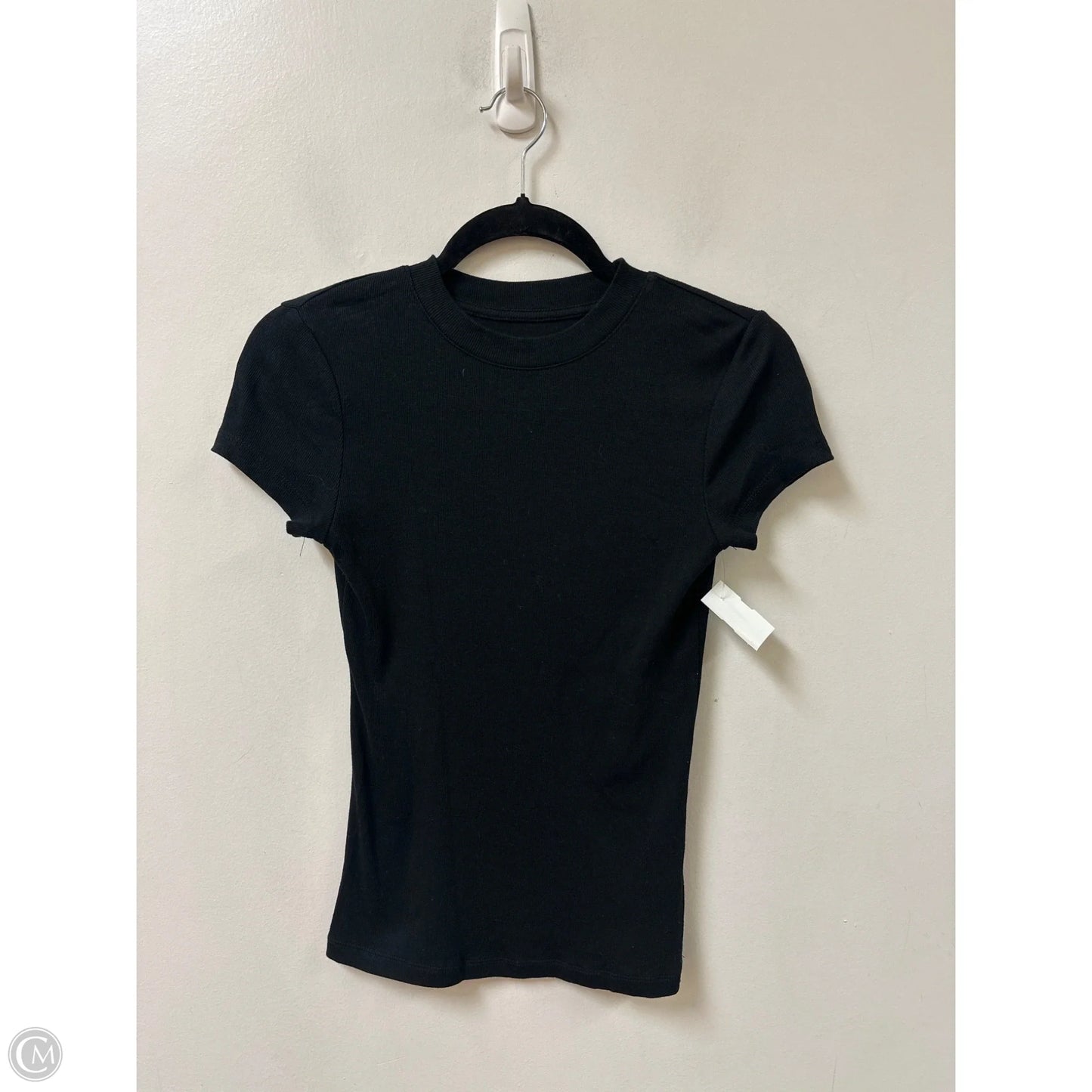 Top Short Sleeve By A New Day In Black, Size: Xs