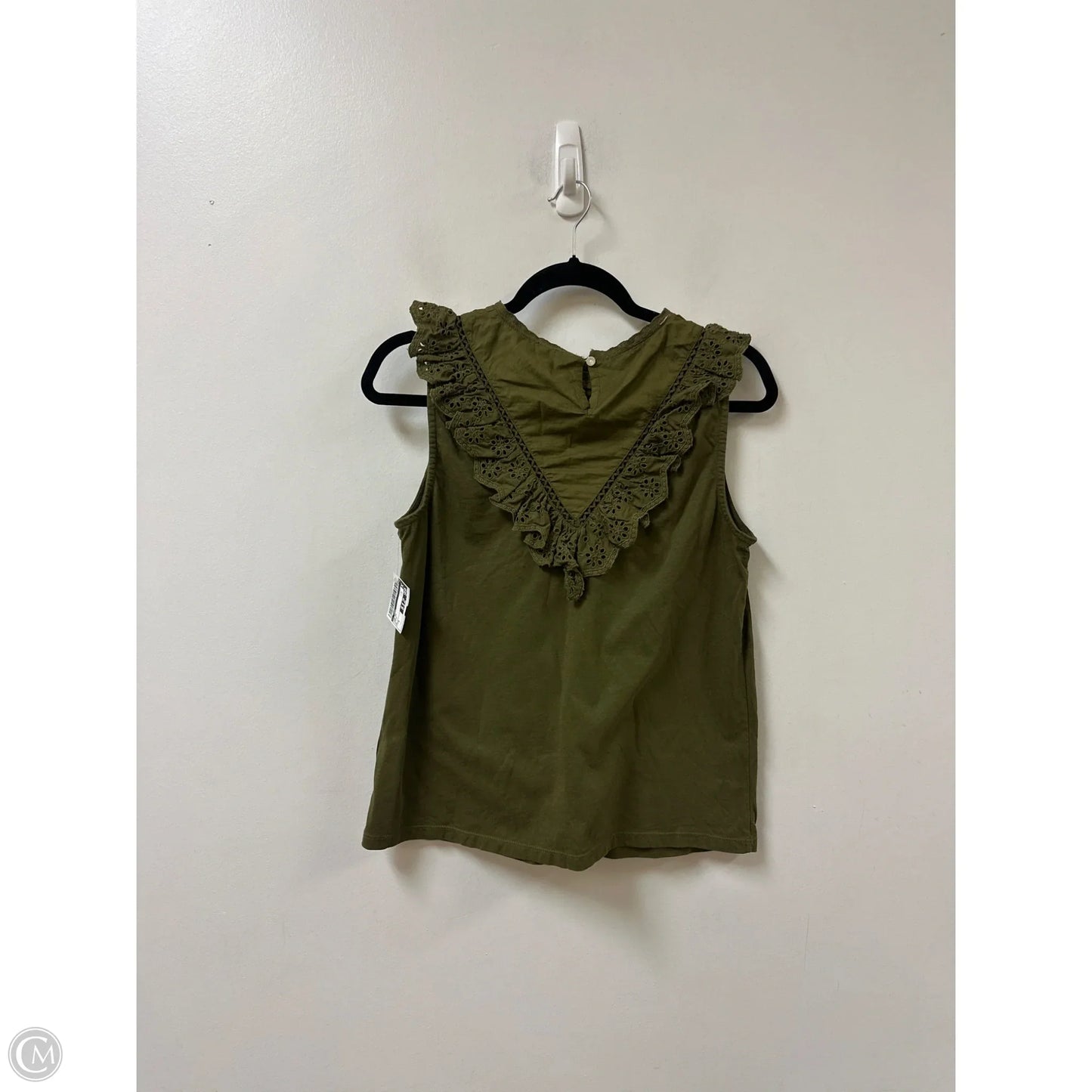Top Short Sleeve By J. Crew In Green, Size: S