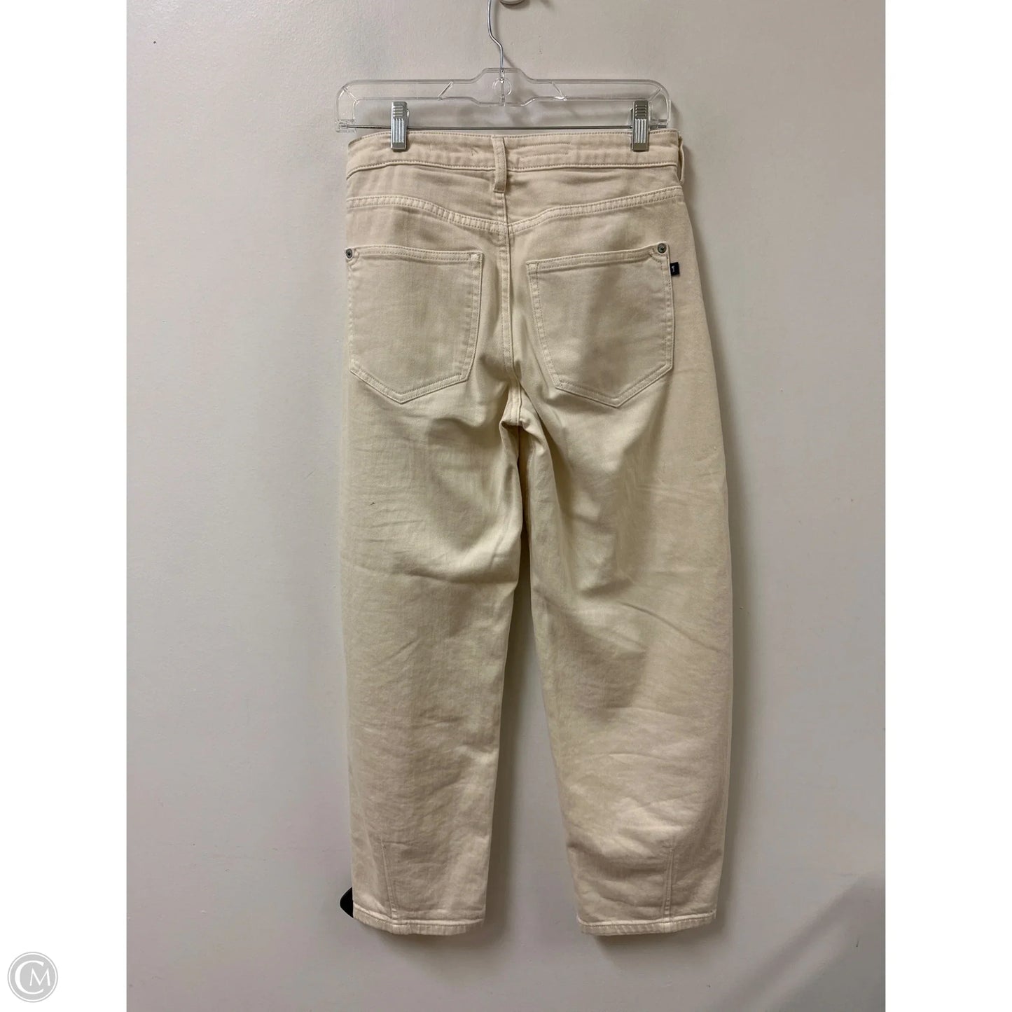 Jeans Straight By Pilcro In Cream, Size: 2
