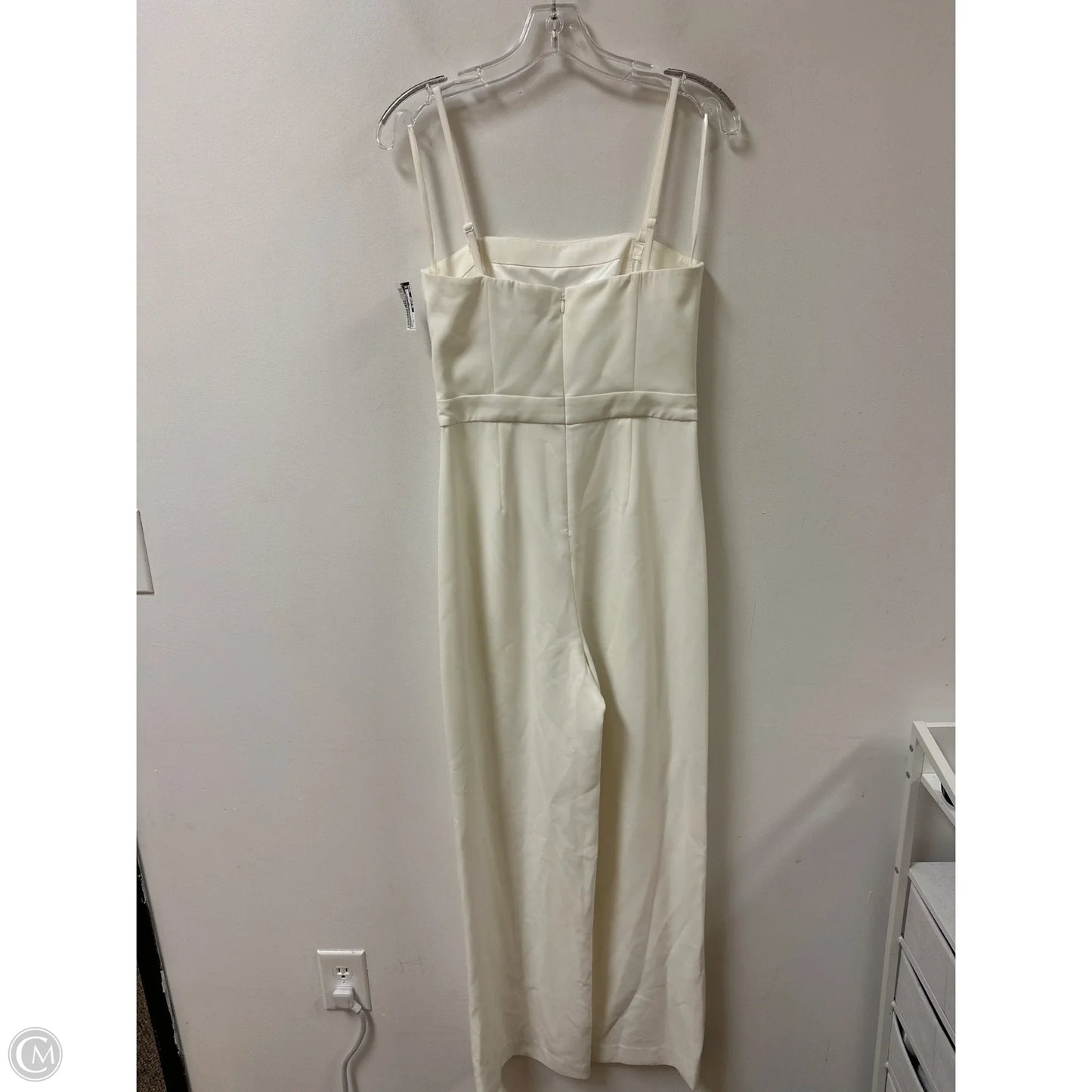 Jumpsuit By White House Black Market In Cream, Size: Xs