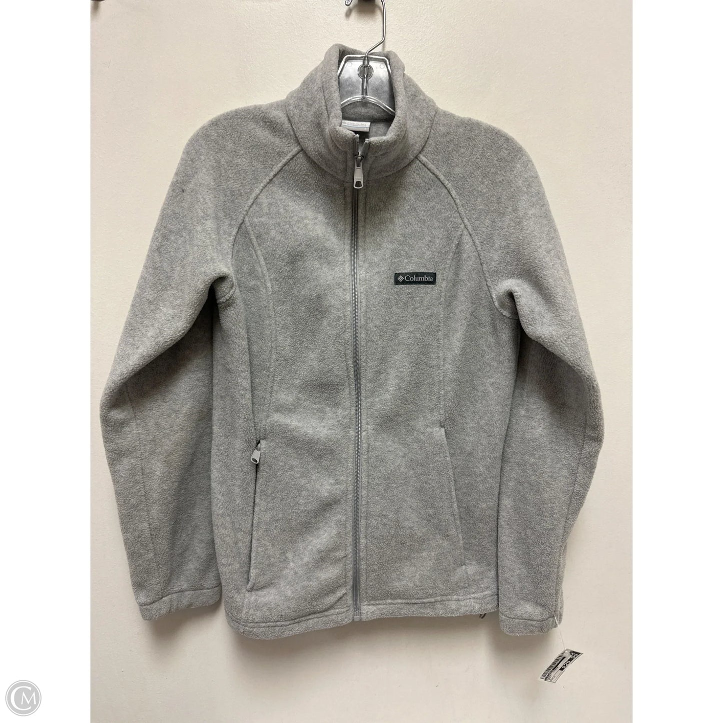 Jacket Fleece By Columbia In Grey, Size: S