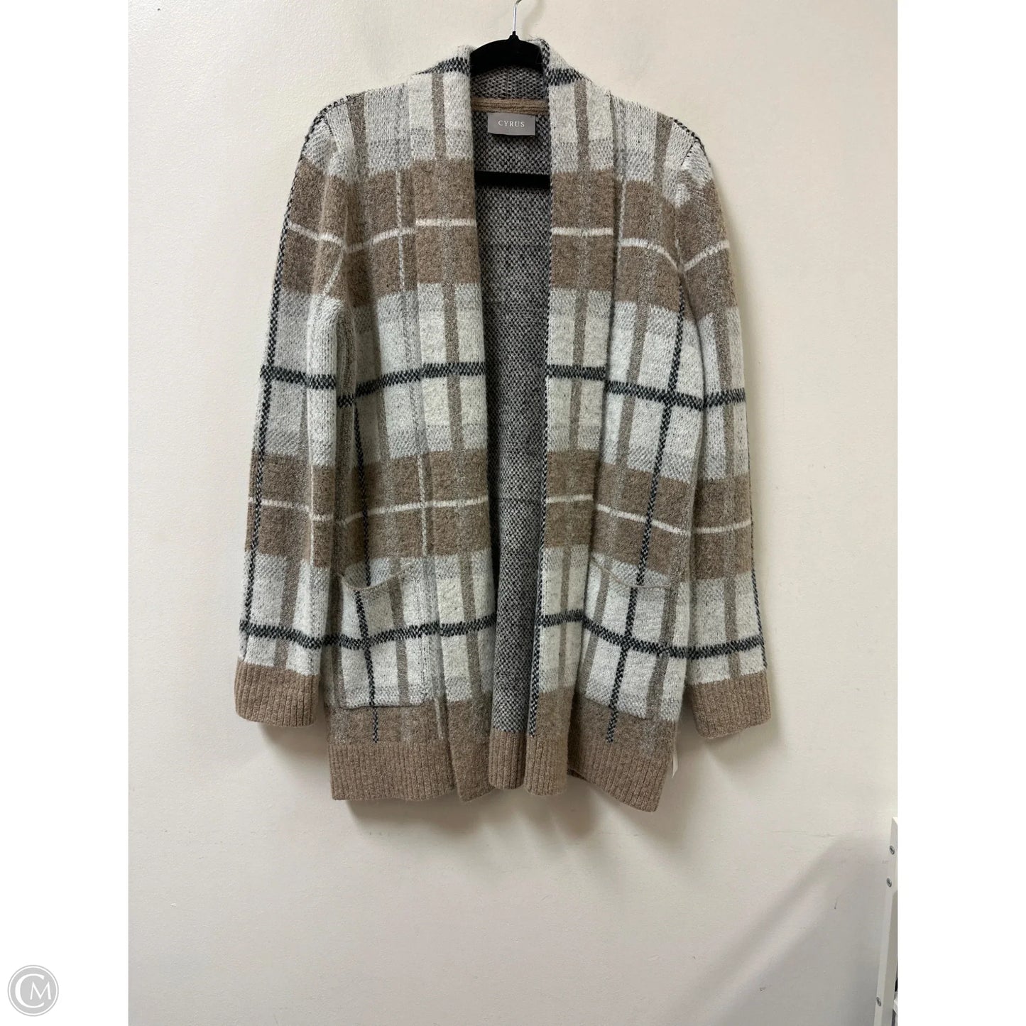 Sweater Cardigan By Cyrus In Brown, Size: S