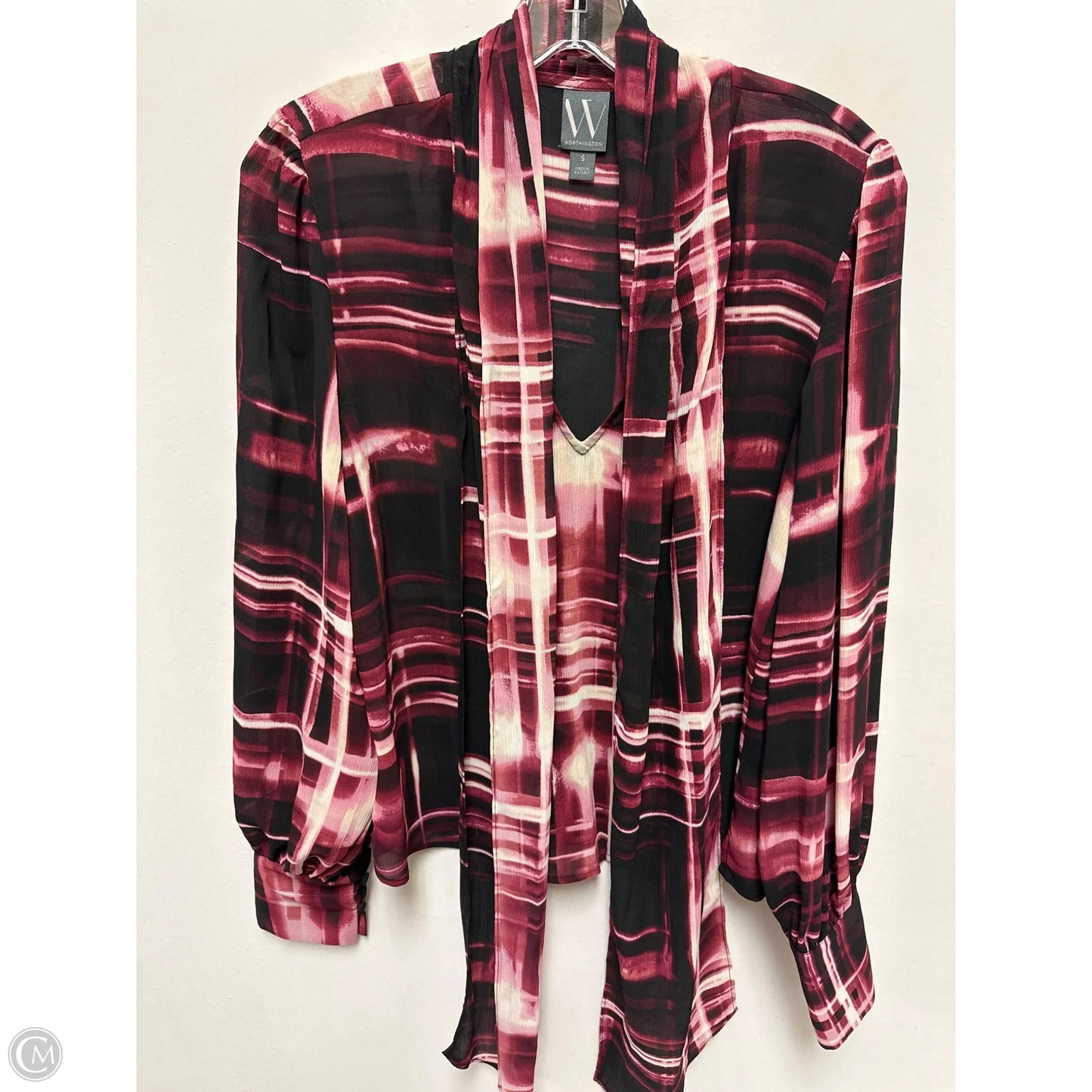 Top Long Sleeve By Worthington In Purple, Size: S