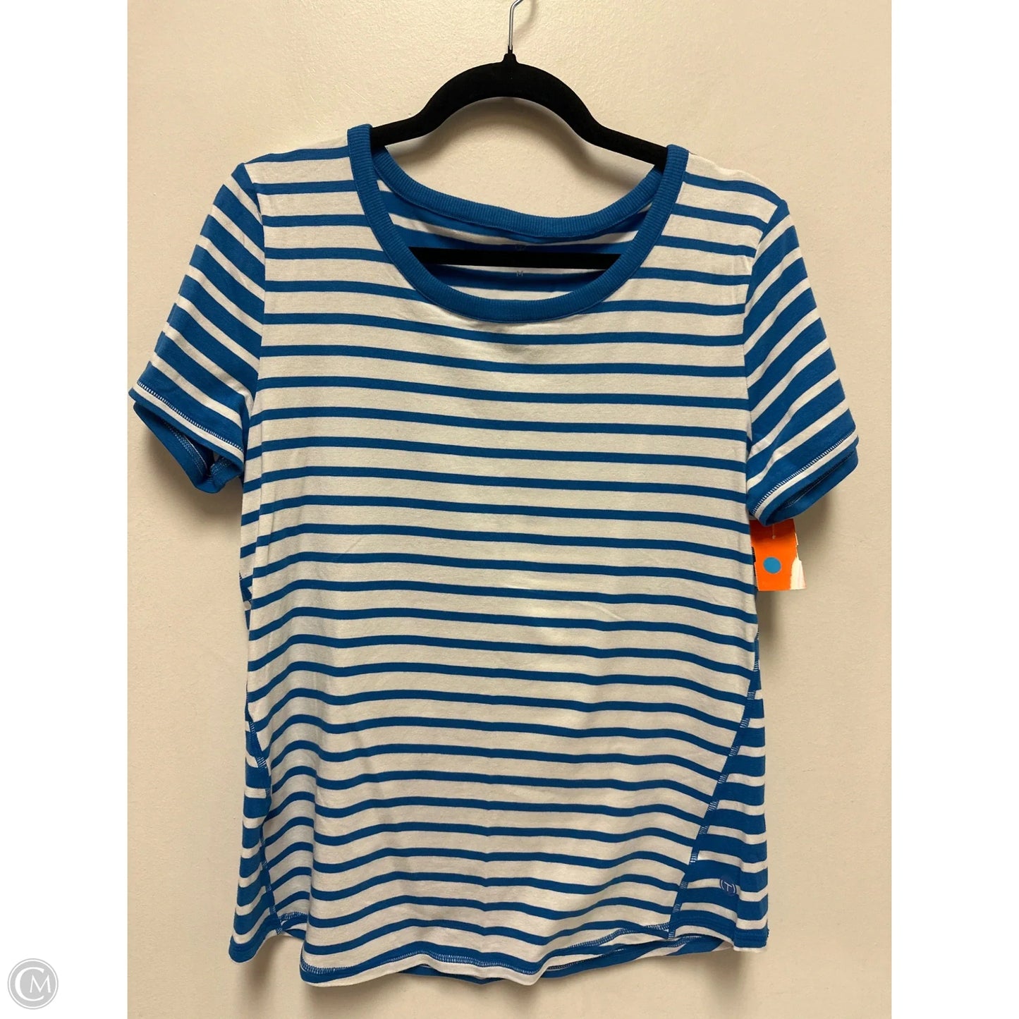 Top Short Sleeve By Talbots In Blue, Size: M