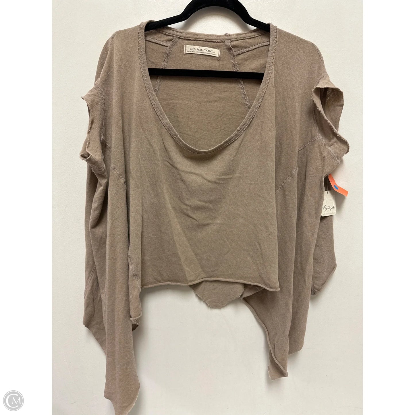 Top Short Sleeve By We The Free In Brown, Size: Xs