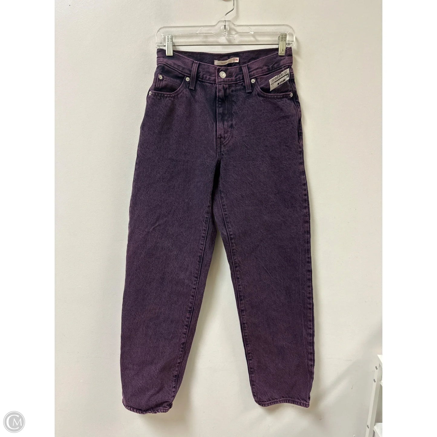 Jeans Boyfriend By Levis In Purple, Size: 2