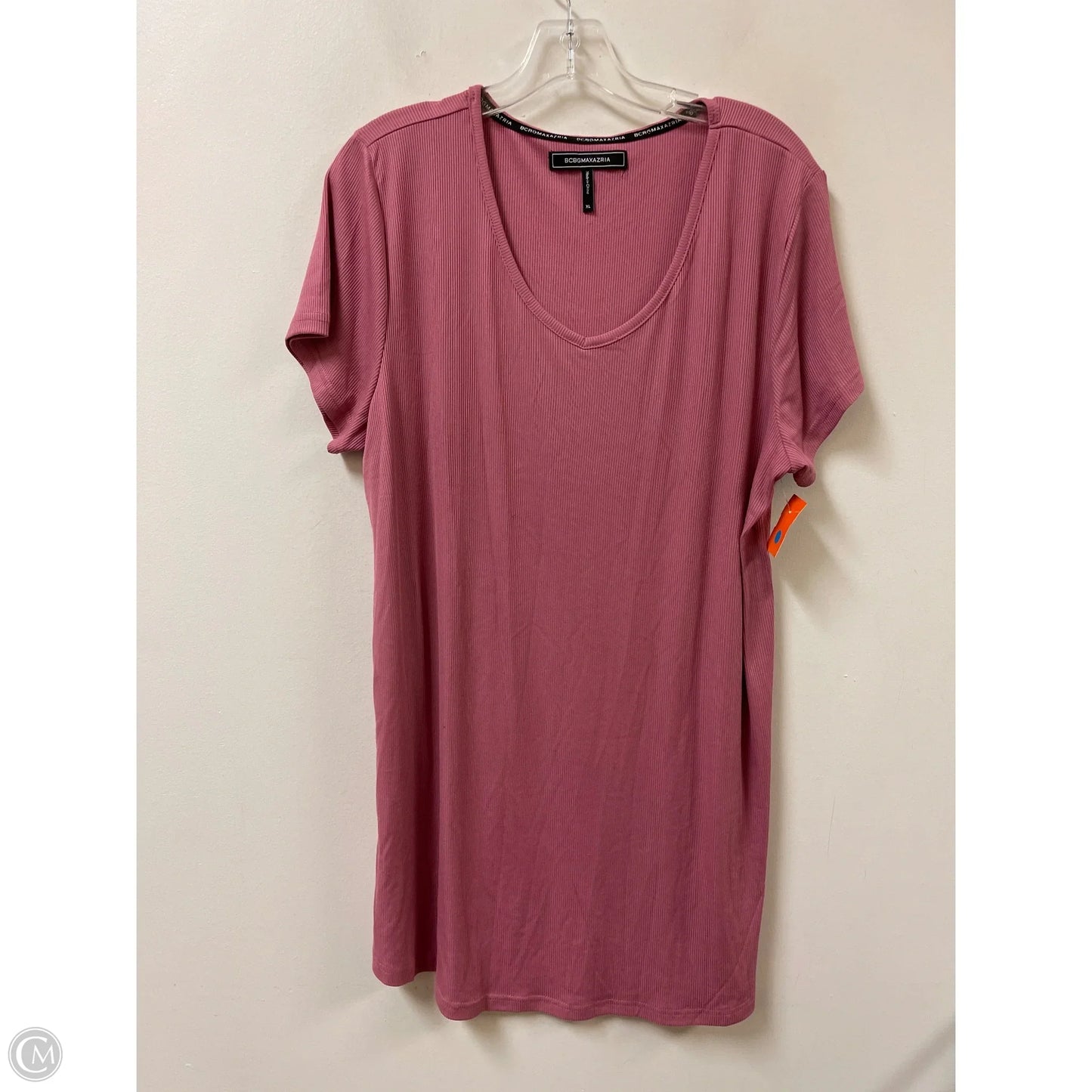 Tunic Short Sleeve By Bcbgmaxazria In Pink, Size: Xl