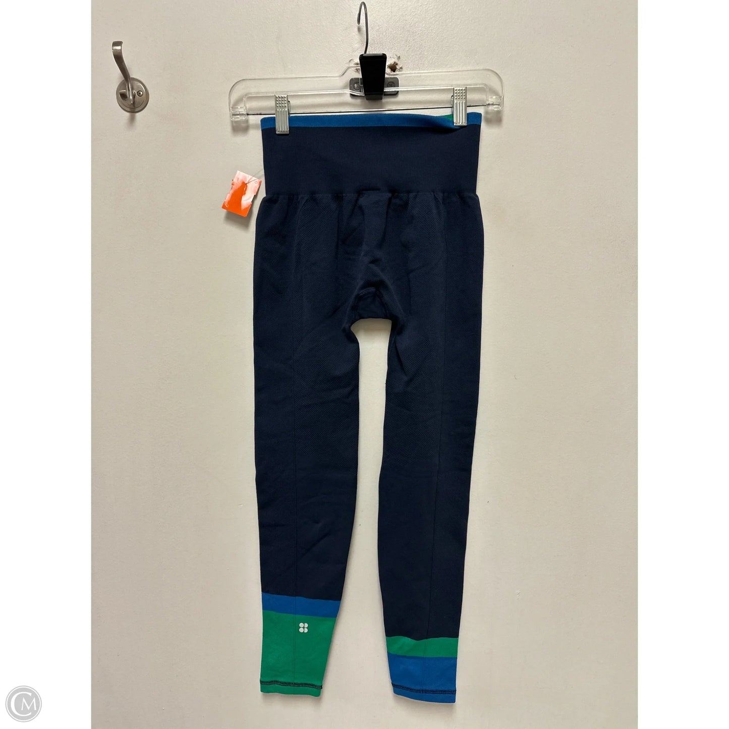 Athletic Leggings By Sweaty Betty In Navy, Size: S