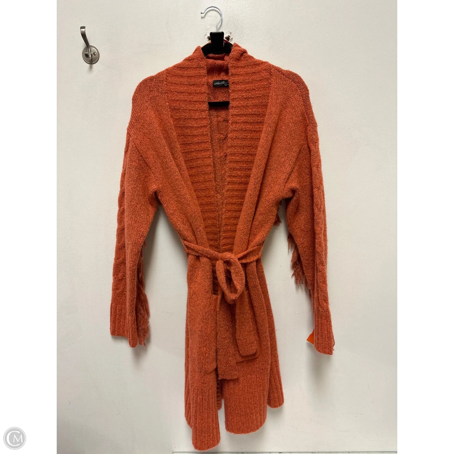 Sweater Cardigan By Ontwelfth In Orange, Size: Xl