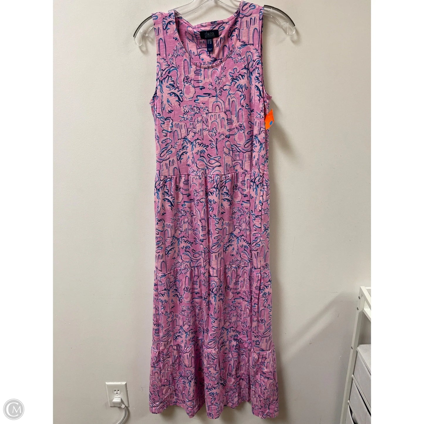 Dress Casual Maxi By D&co. In Purple, Size: Xxs