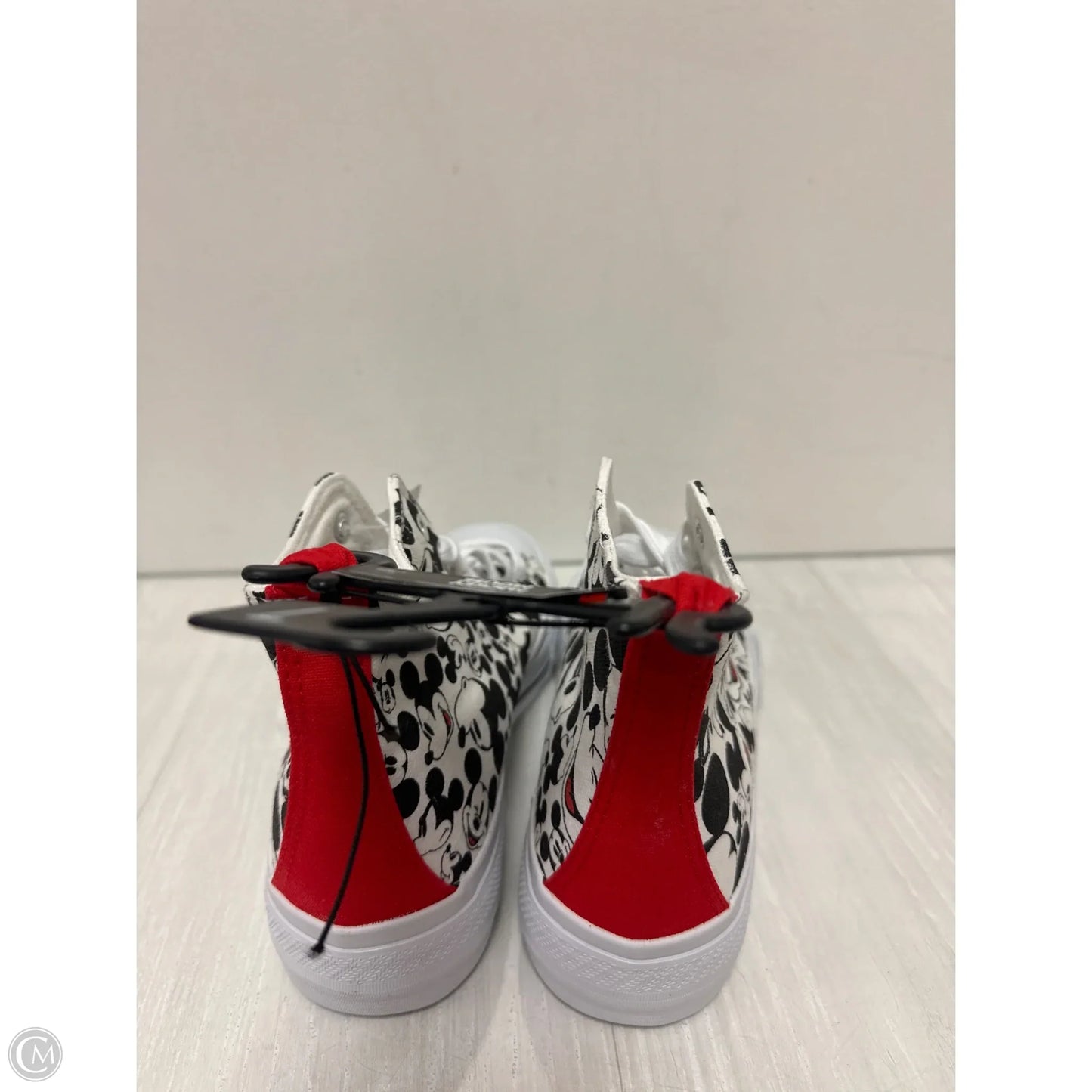 Shoes Sneakers By Disney In Black & White, Size: 7