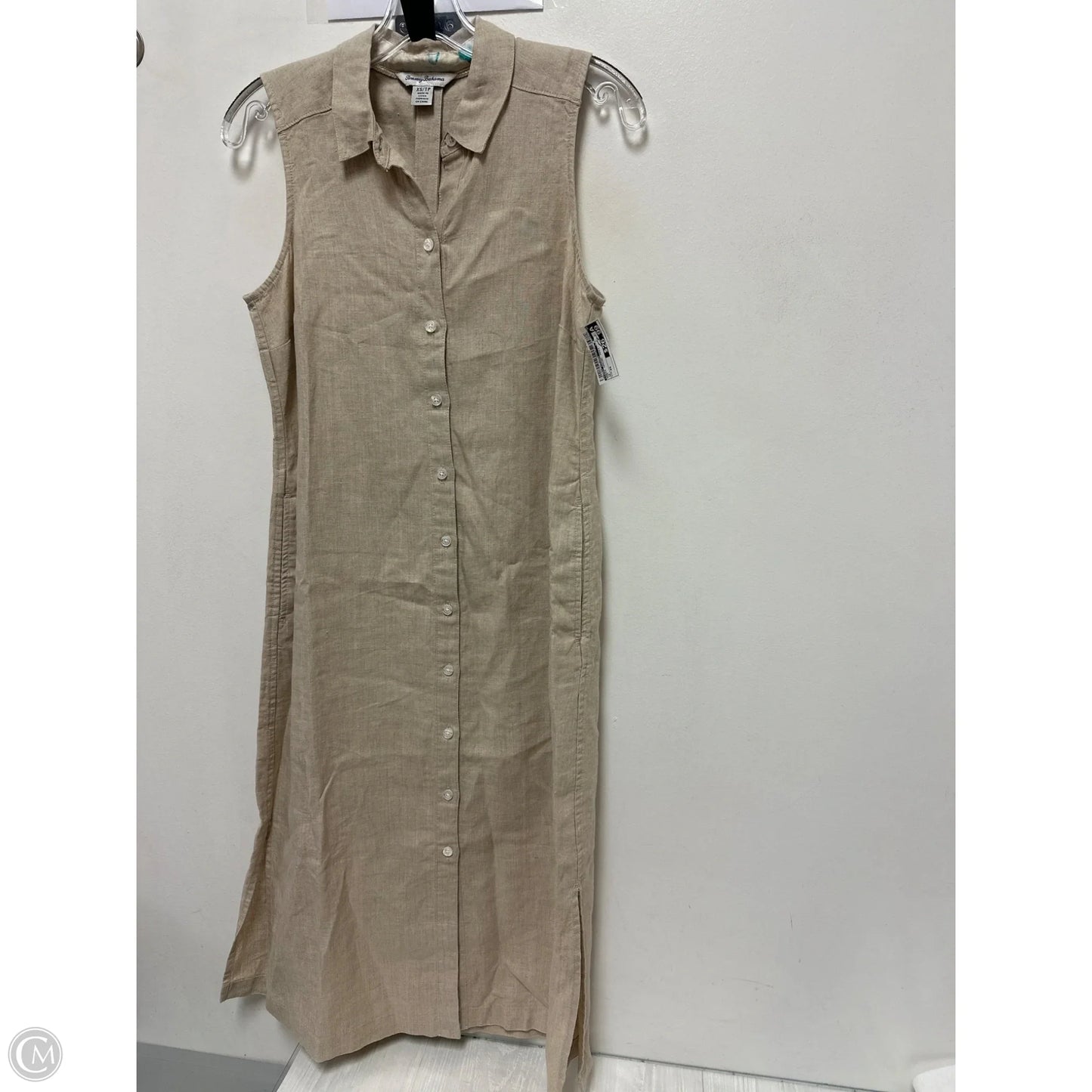 Dress Casual Maxi By Tommy Bahama In Tan, Size: Xs