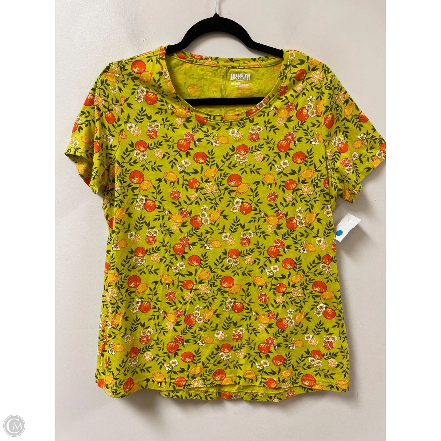 Top Short Sleeve By Duluth Trading In Green, Size: L