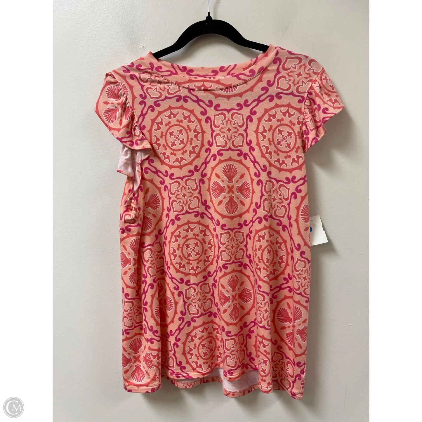 Top Short Sleeve By Crown And Ivy In Pink, Size: L