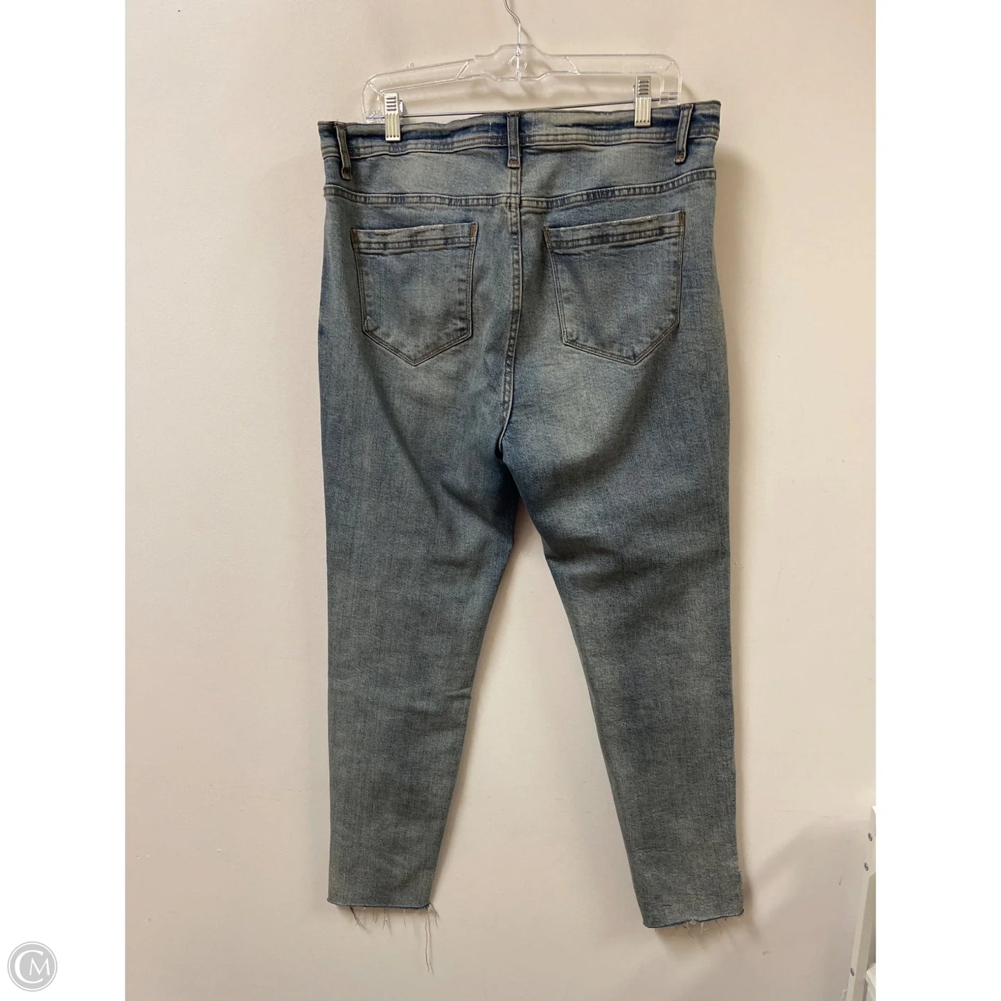 Jeans Straight By Kensie In Blue Denim, Size: 12