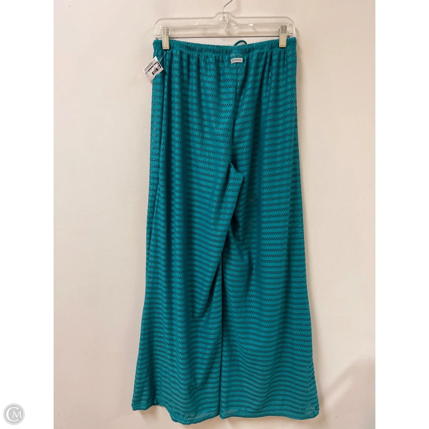 Pants Wide Leg By Hurley In Green, Size: M