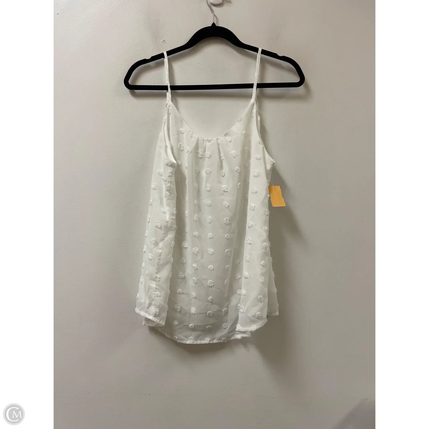 Tank Top By Clothes Mentor In White, Size: M