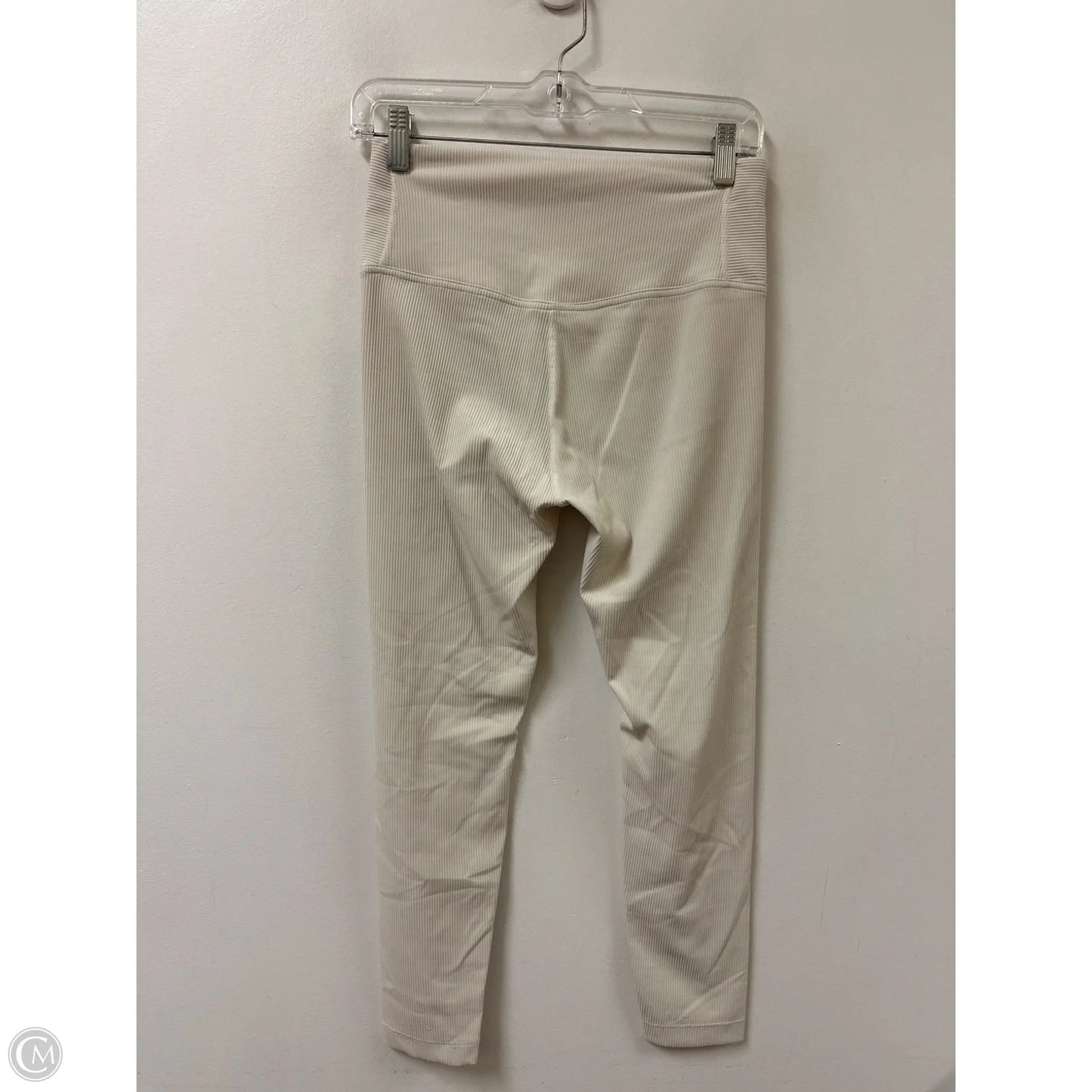 Athletic Leggings By Clothes Mentor In Cream, Size: L