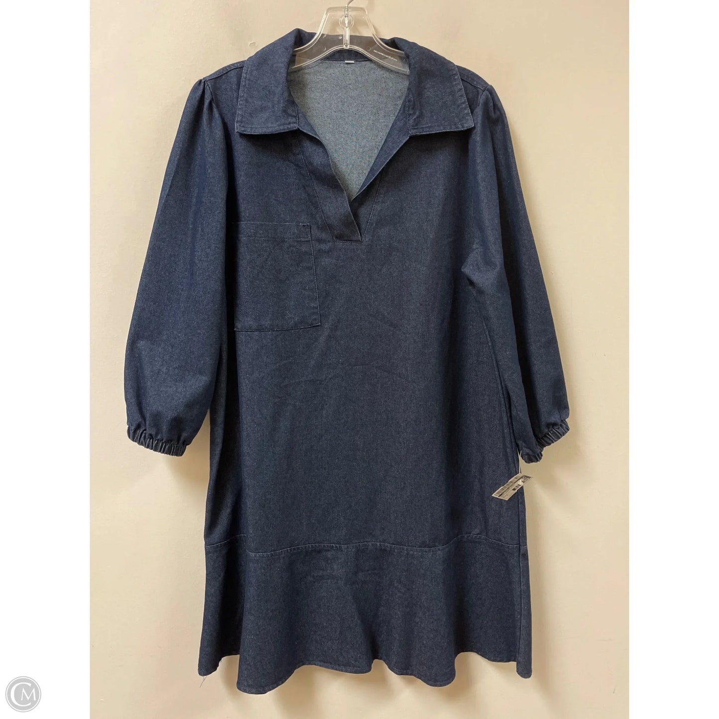 Dress Casual Midi By Clothes Mentor In Blue Denim, Size: S