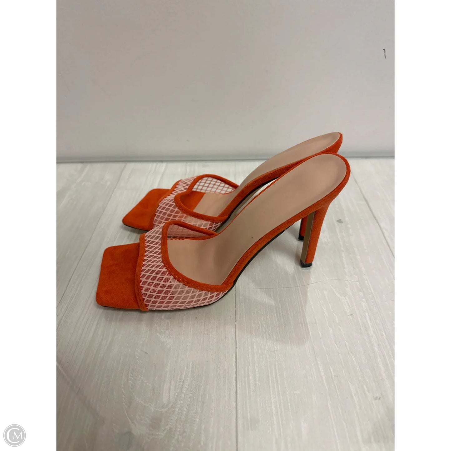 Shoes Heels Stiletto By Clothes Mentor In Orange, Size: 11.5
