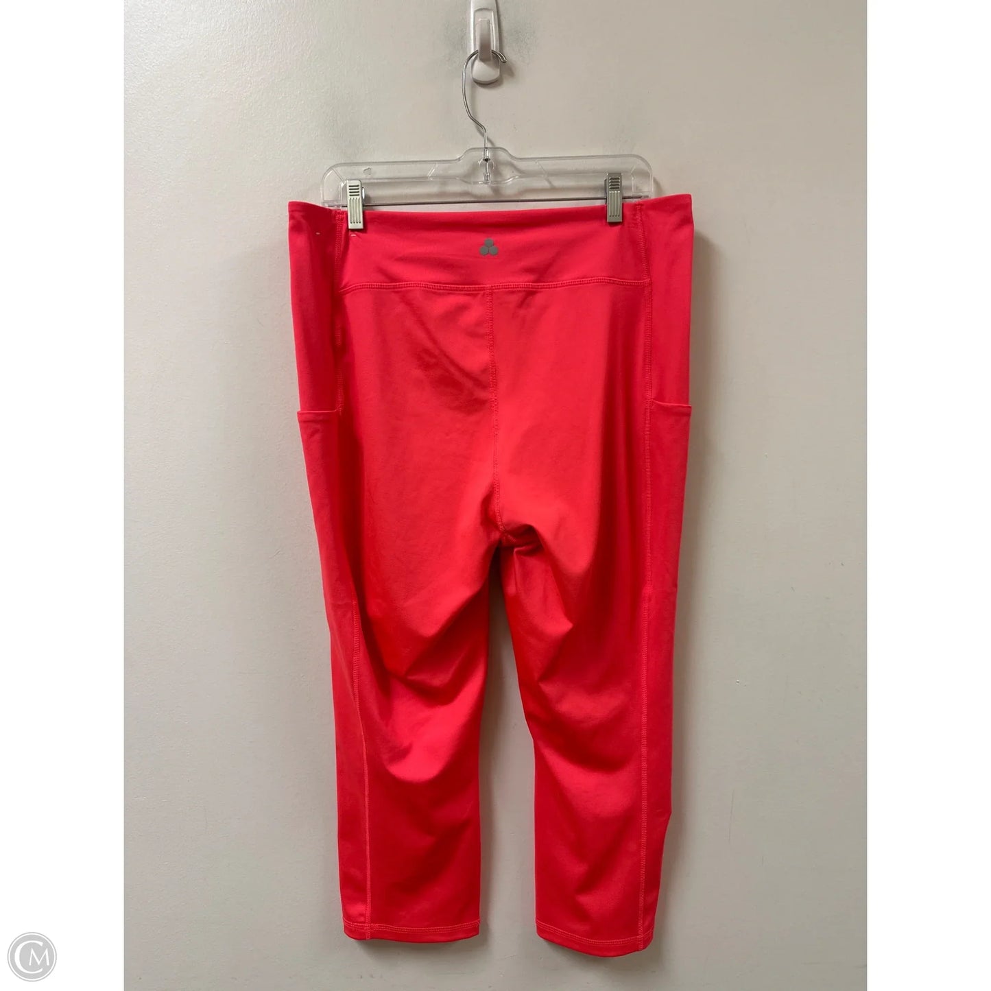 Athletic Leggings By Tek Gear In Coral, Size: 18