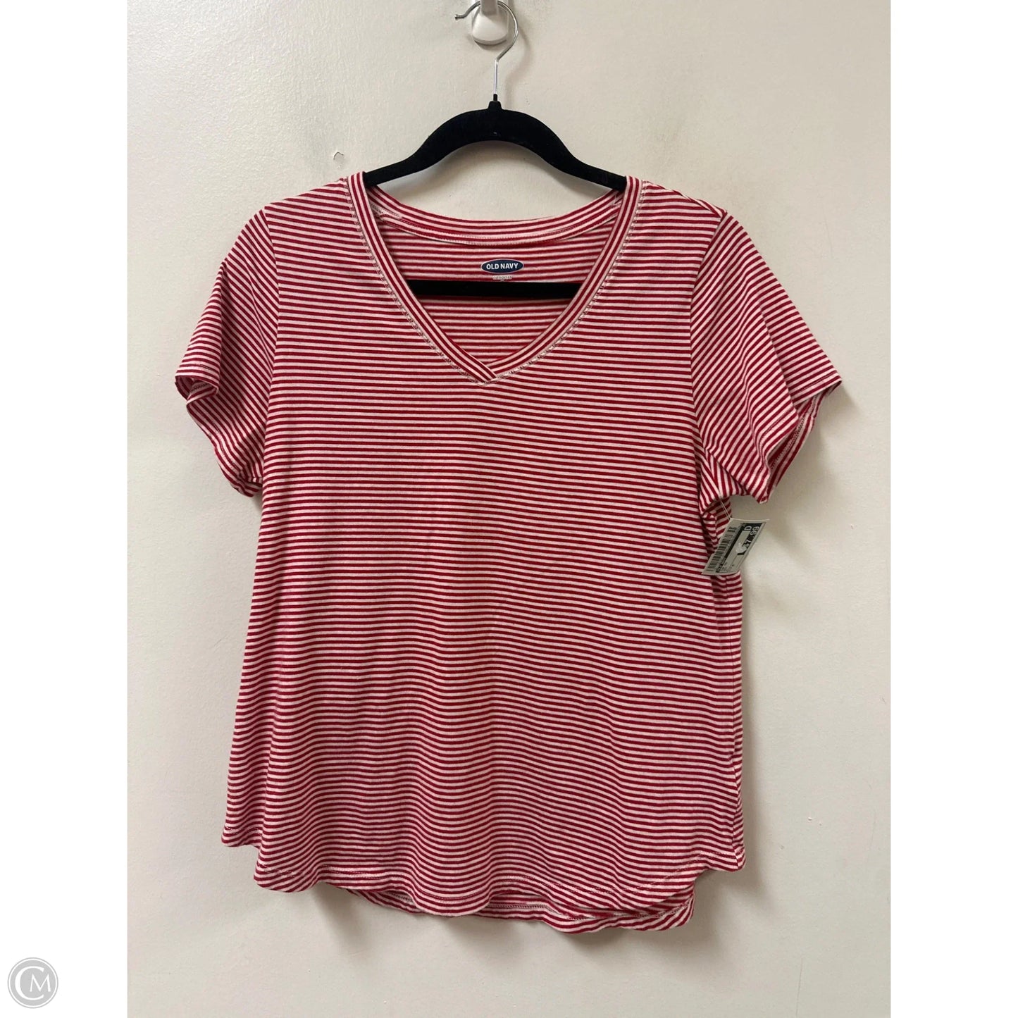 Top Short Sleeve By Old Navy In Red, Size: M