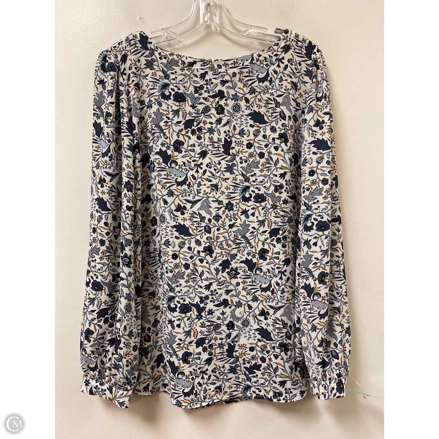 Top Long Sleeve By Loft In Blue, Size: L